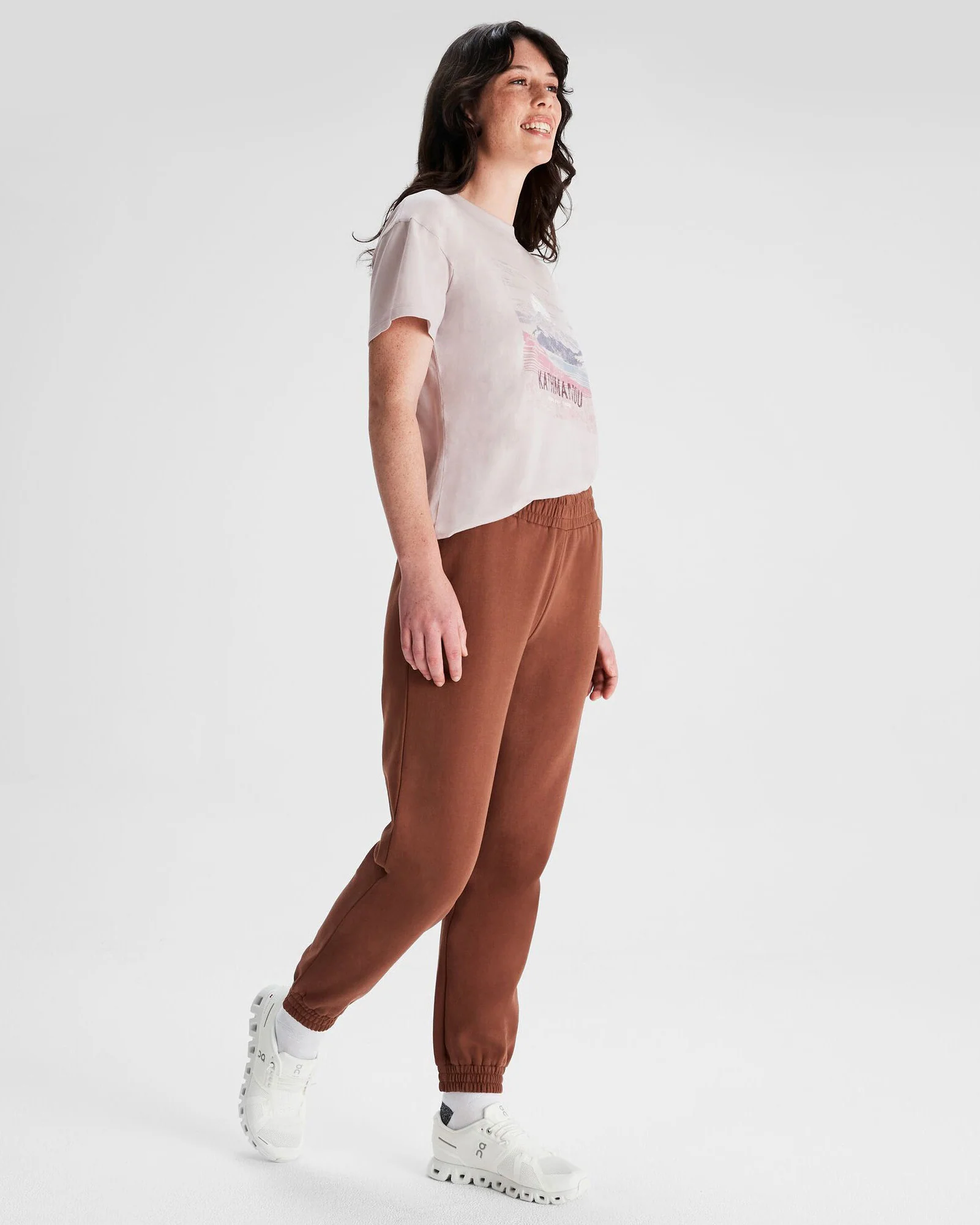 Women's OT Logo Slouchy LT BB Jogger Pants - Woodsy - Image 2