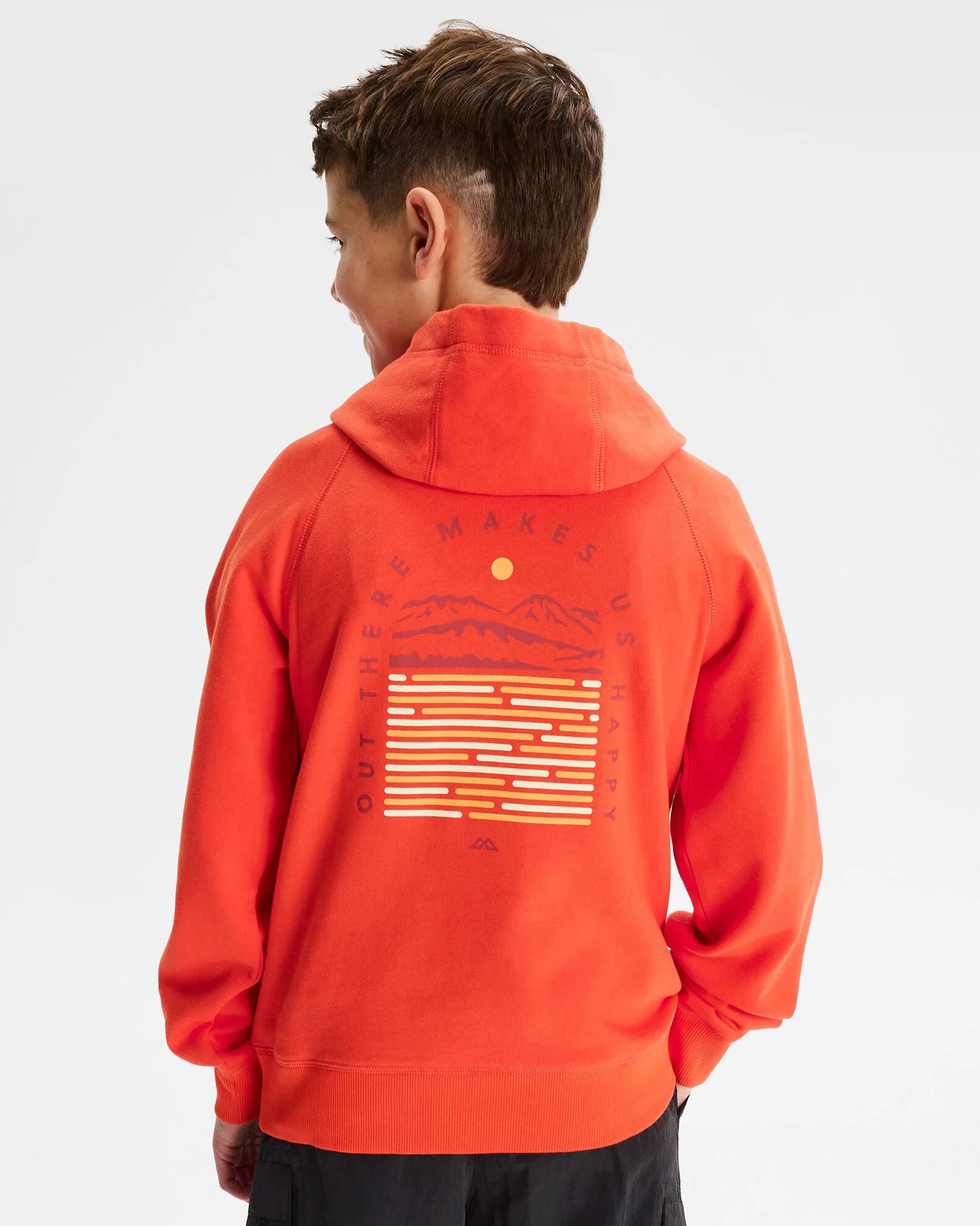 Youth OT Logo LT BB Hoodie - Hut Orange - Image 3