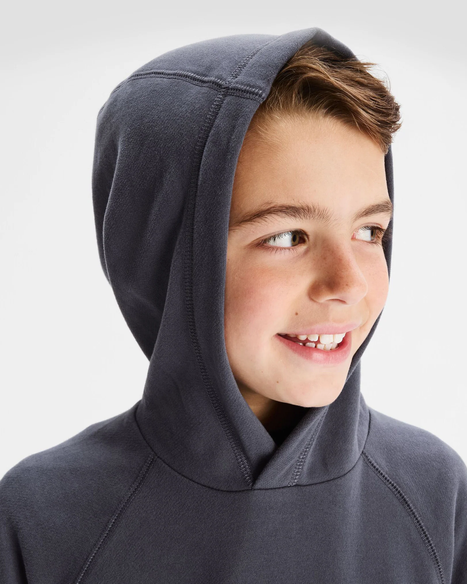 Youth OT Logo LT BB Hoodie - Mid Navy - Image 4