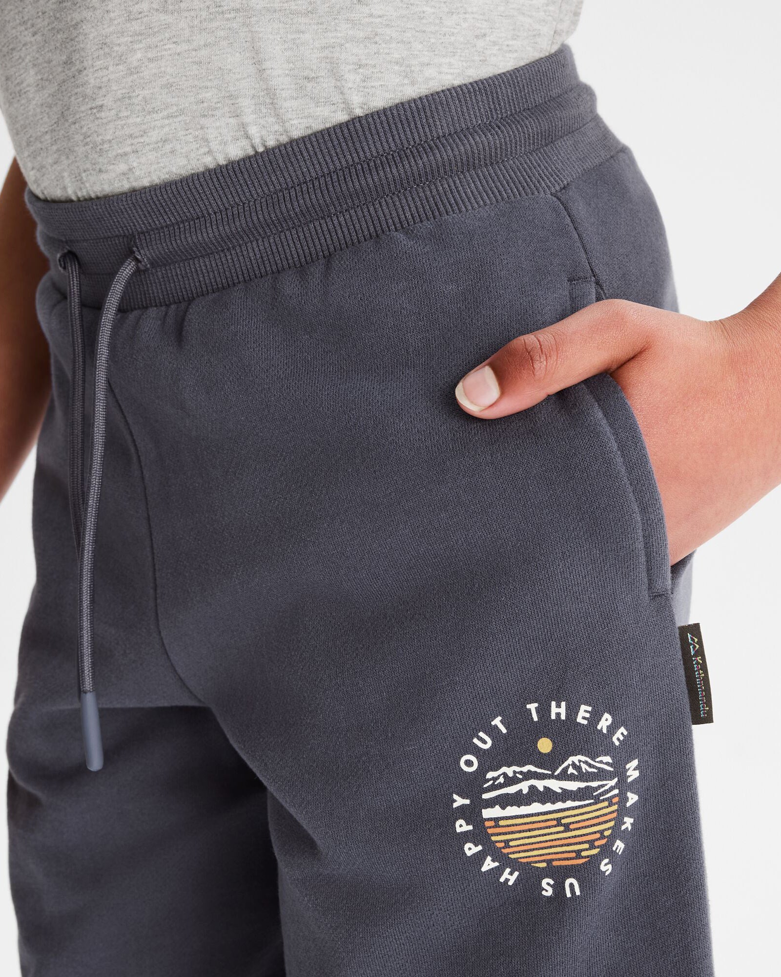 Youth OT Logo LT BB Joggers - Mid Navy - Image 4