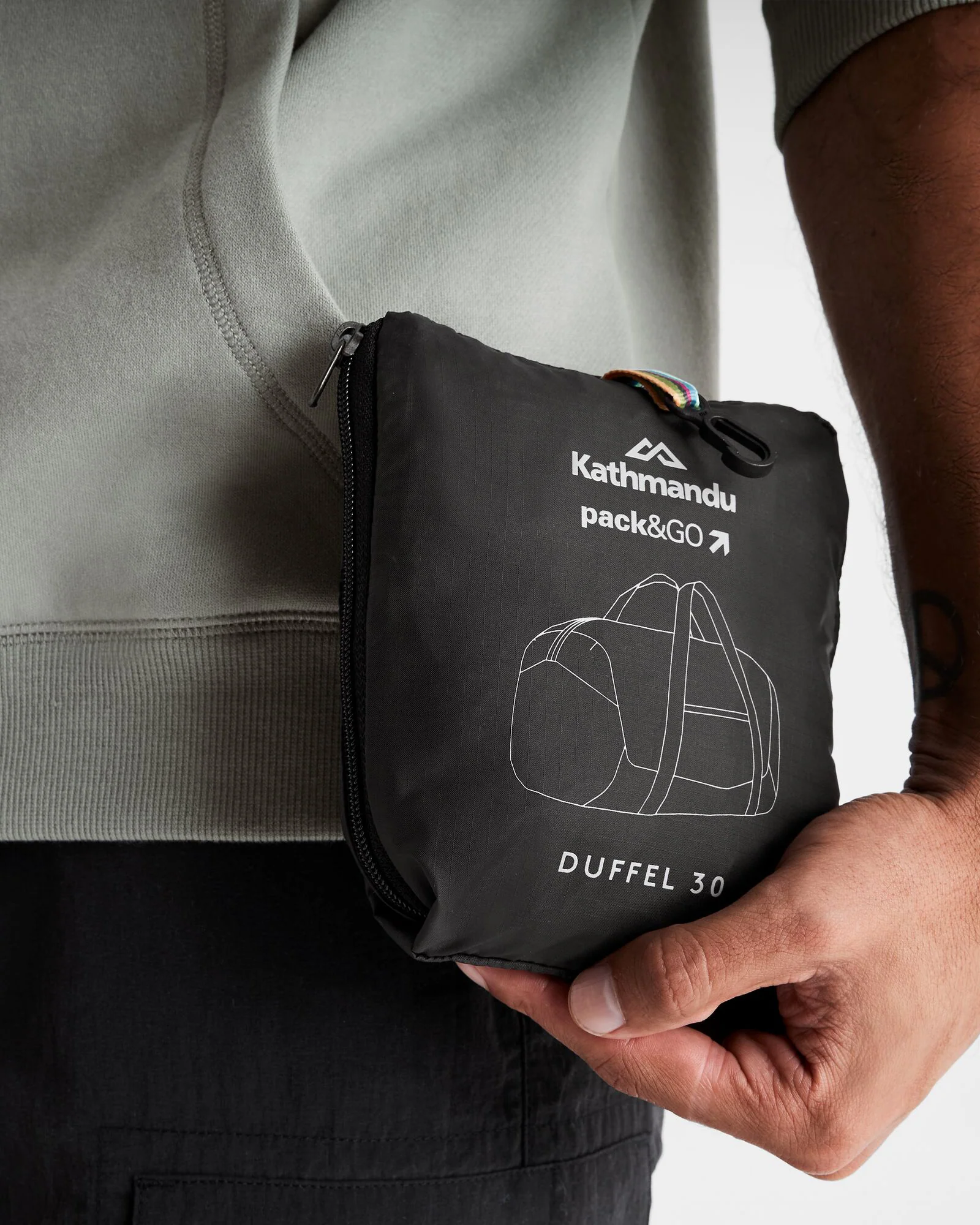 Pack&Go Duffel - Black Stingray - Image 5