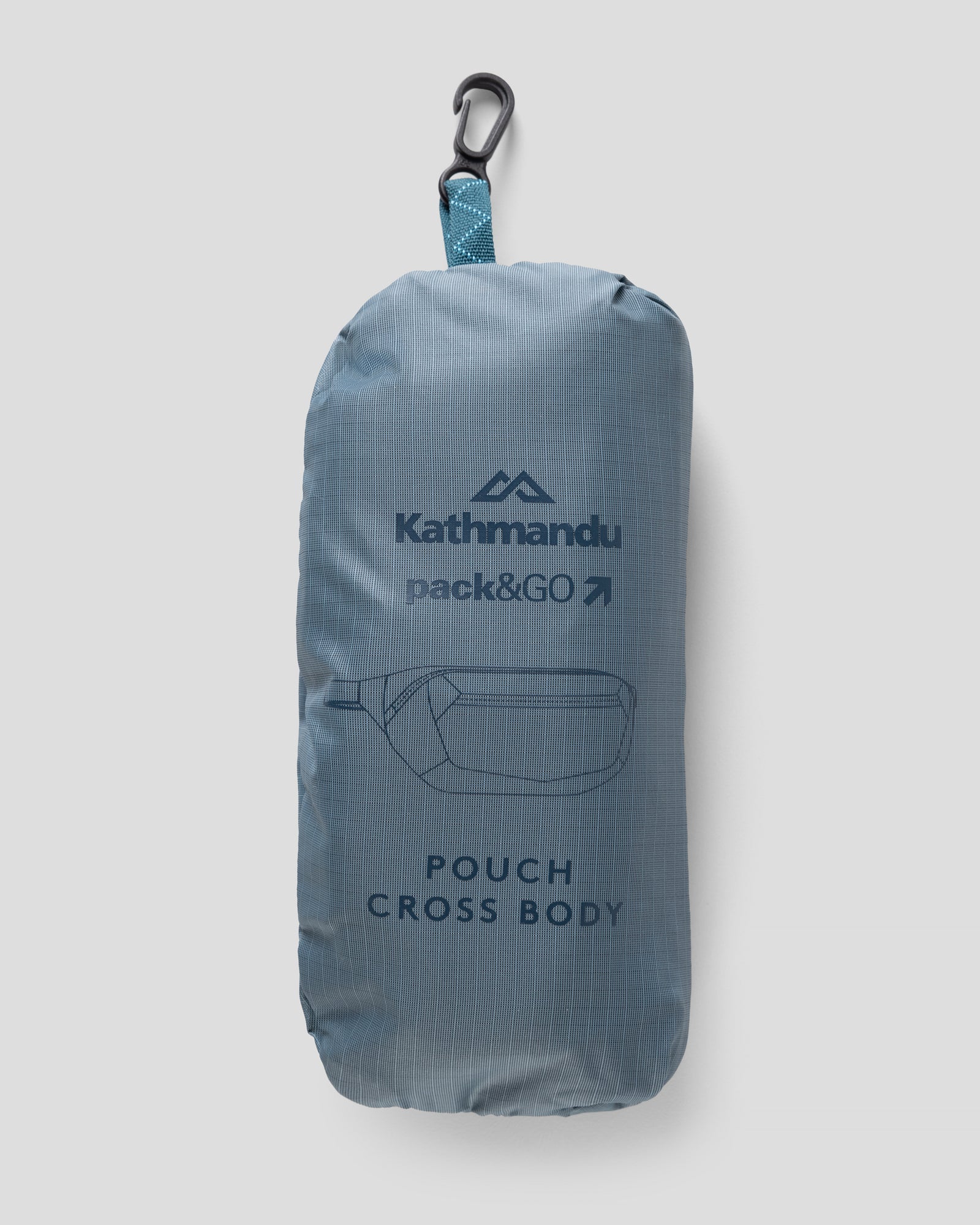 Pack&Go Crossbody Pouch - Washed Blue - Image 3
