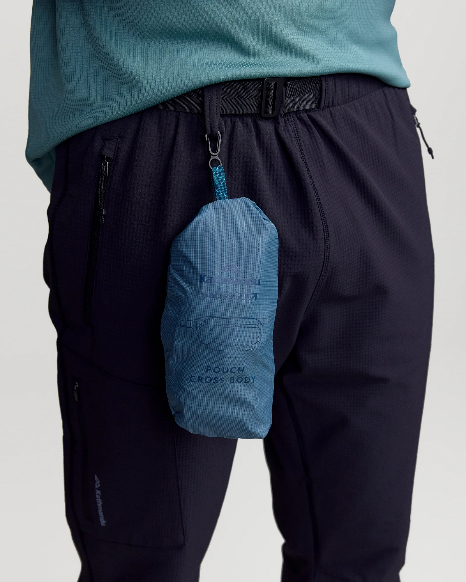 Pack&Go Crossbody Pouch - Washed Blue - Image 5
