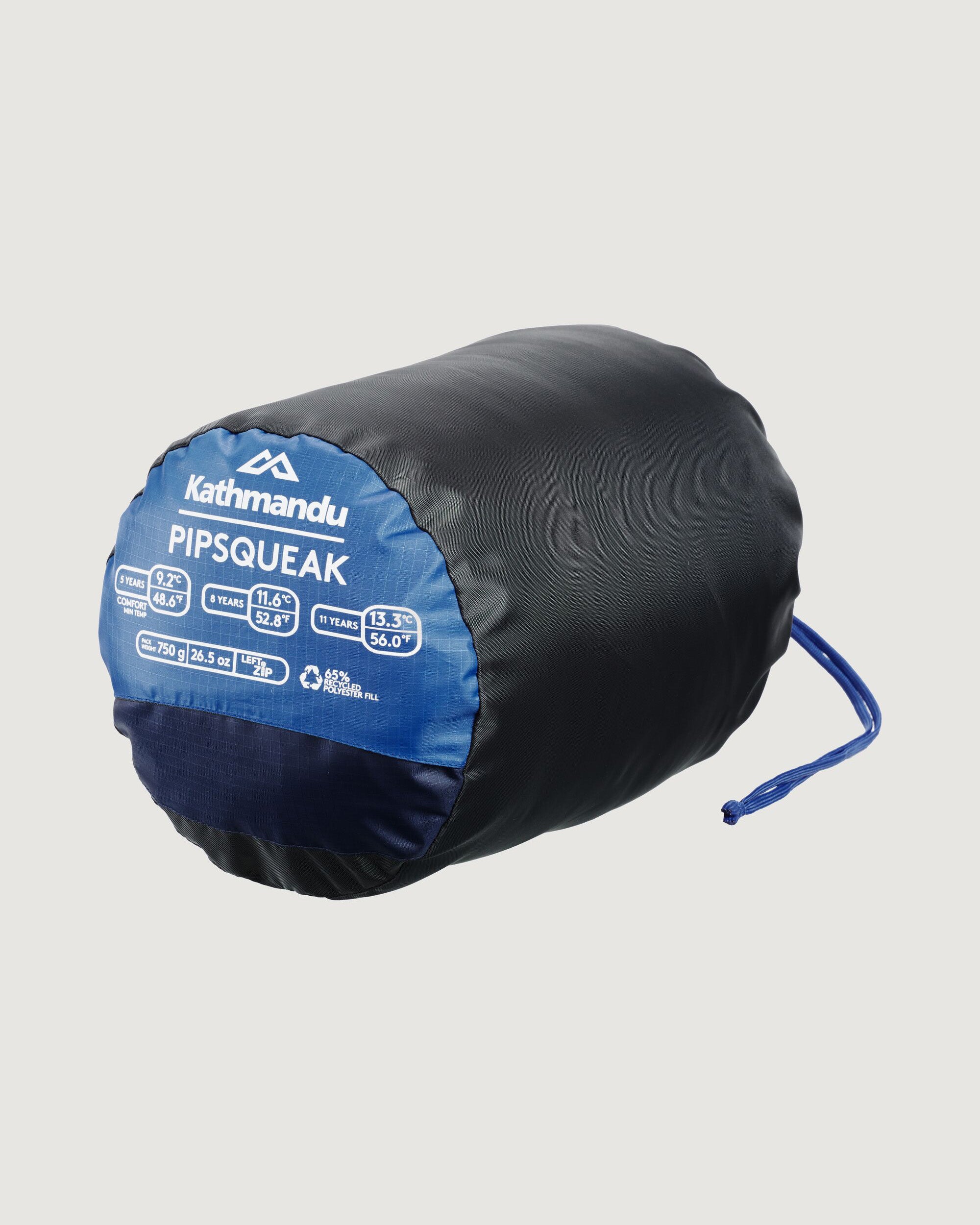 Kids' Pipsqueak Sleeping Bag - Azure/Dark Blue - Image 2