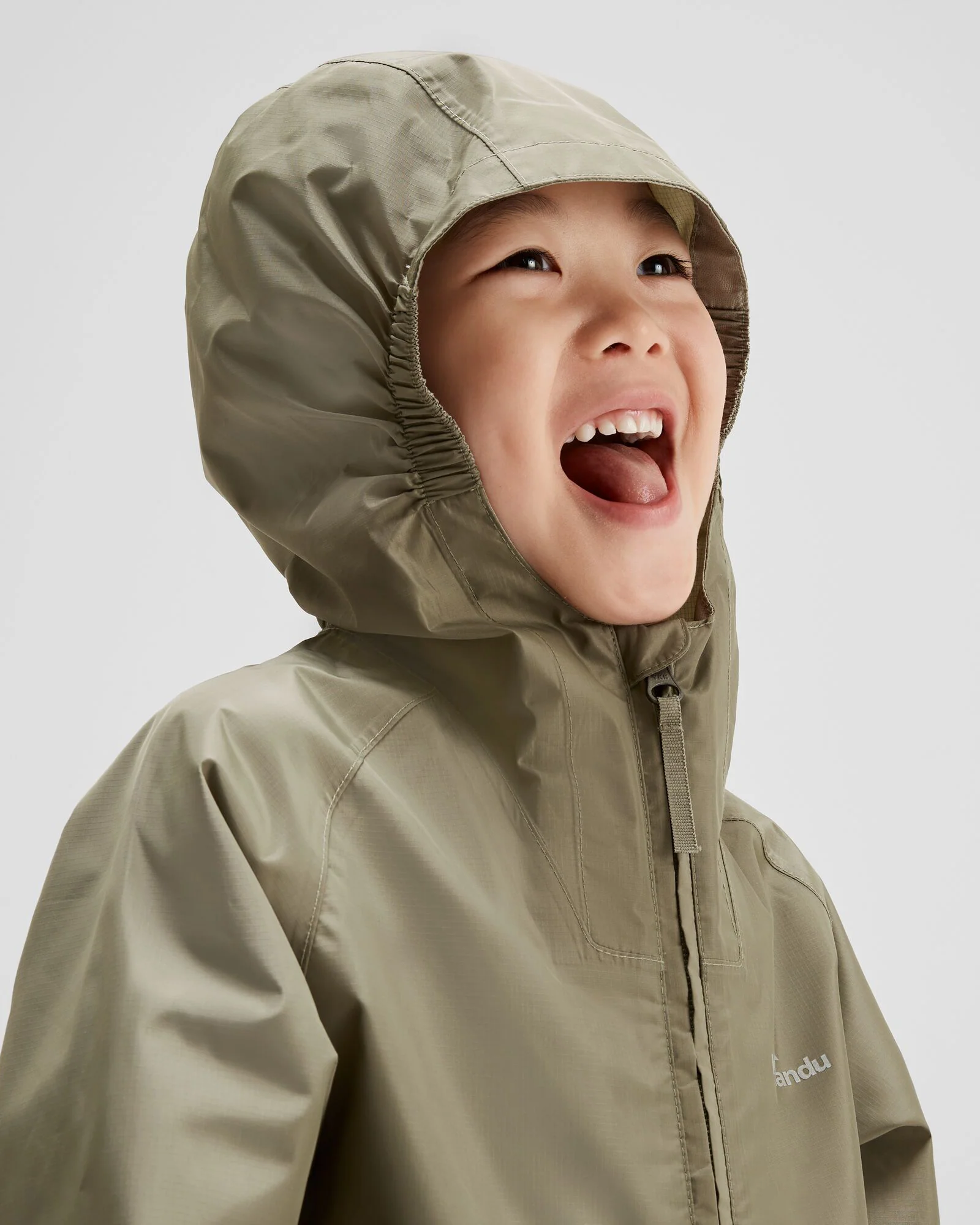 Pocket-it 2L Kids Rain Jacket v4 - Beech - Image 11