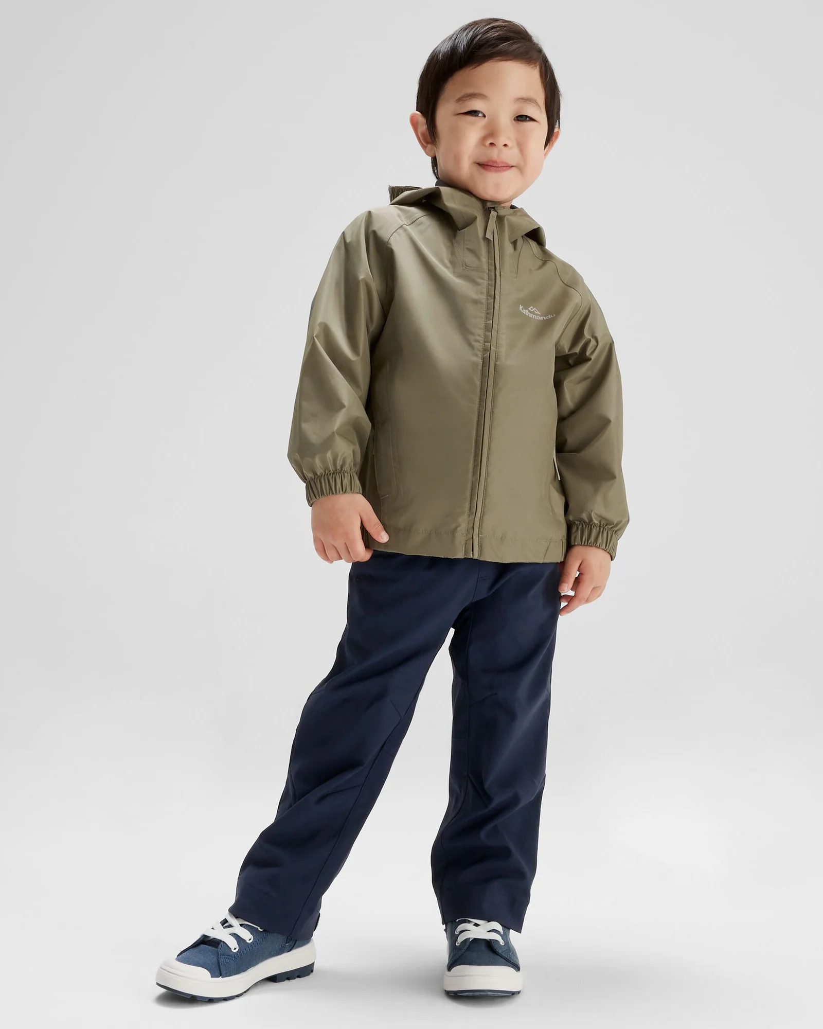 Pocket-it 2L Kids Rain Jacket v4 - Beech - Image 2