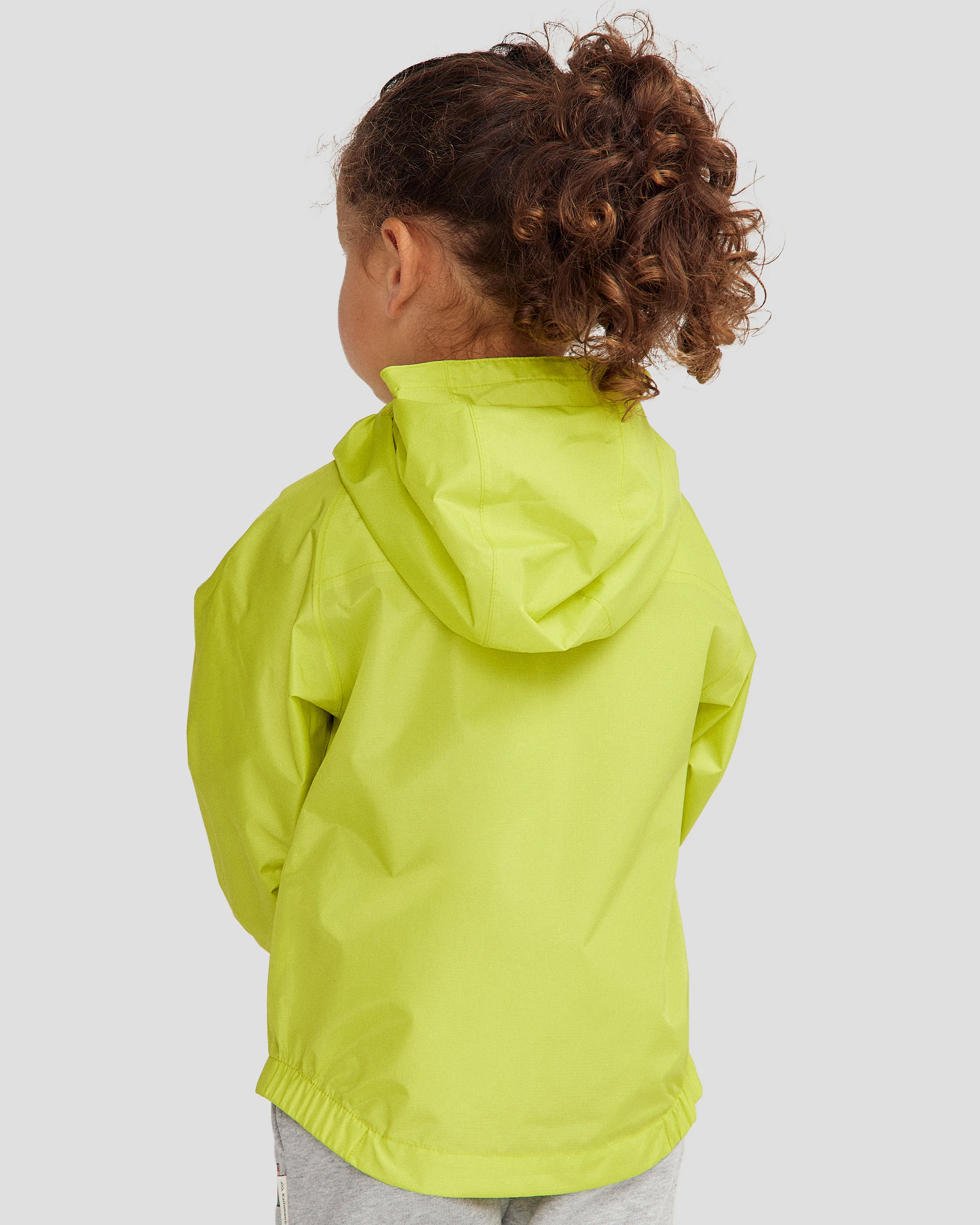 Kids Pocket-it 2L Rain Jacket v4 - Bright Moss - Image 11
