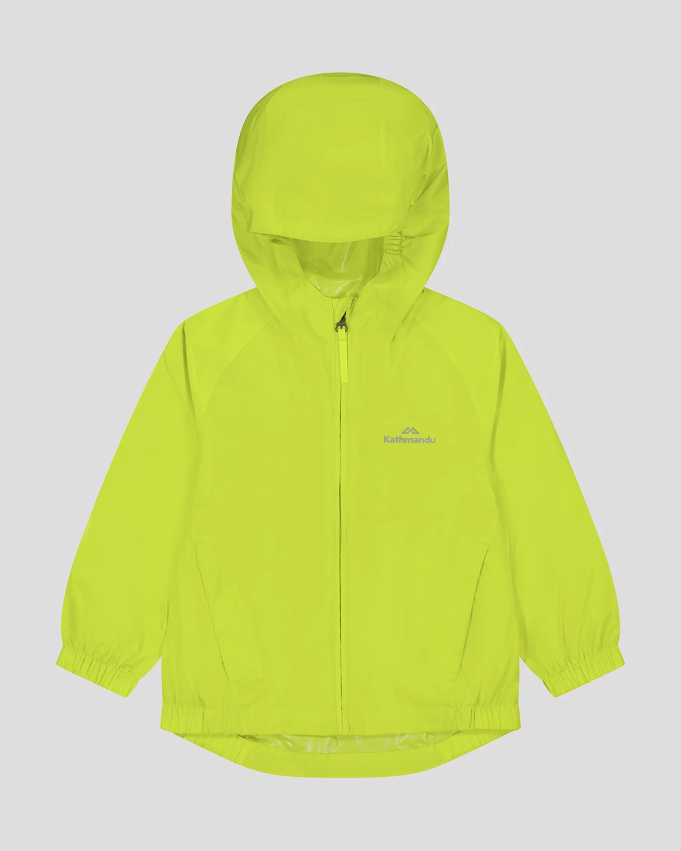 Kids Pocket-it 2L Rain Jacket v4 - Bright Moss - Image 7
