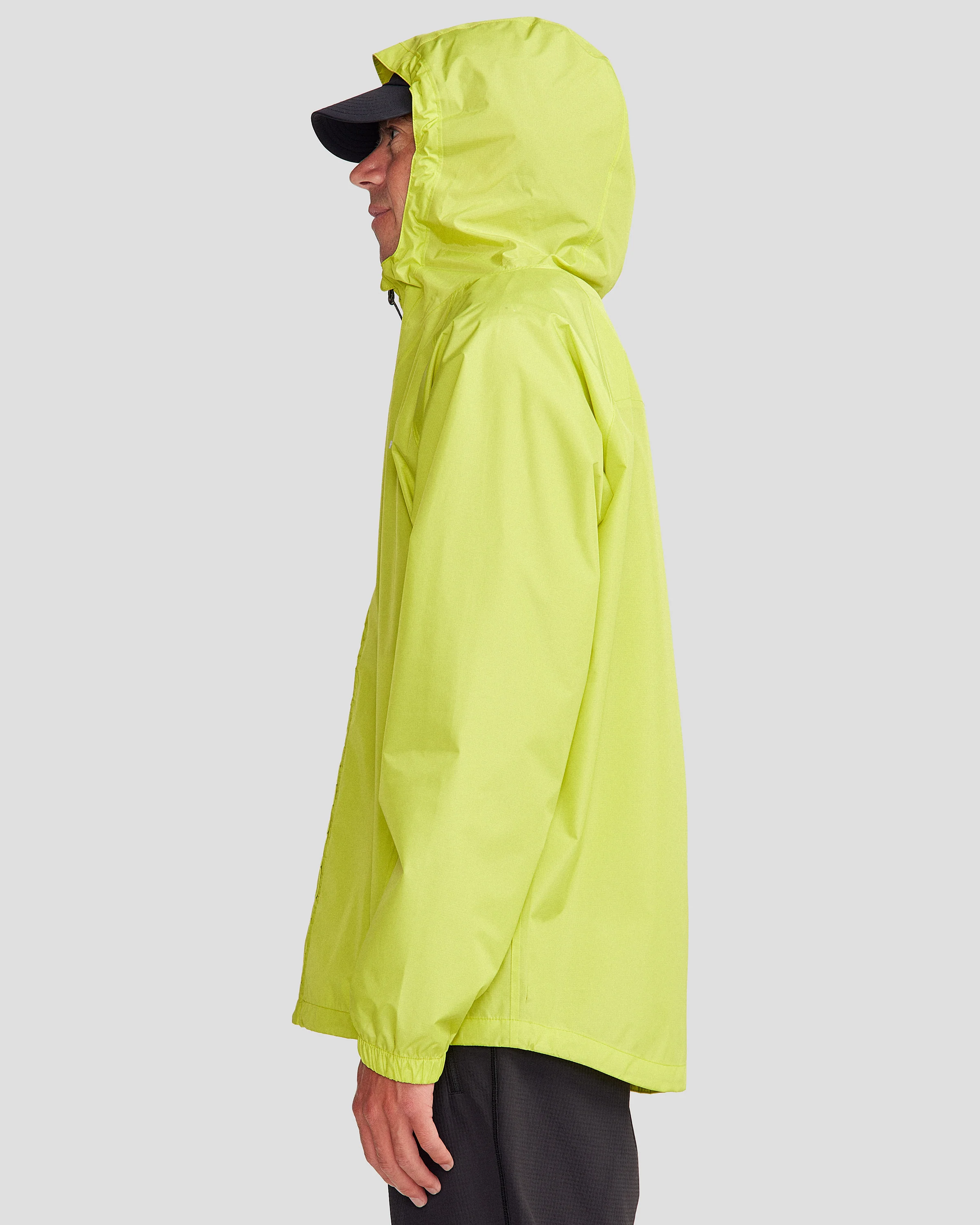 Pocket-it 2L Men's Rain Jacket v4 - Bright Moss - Image 3