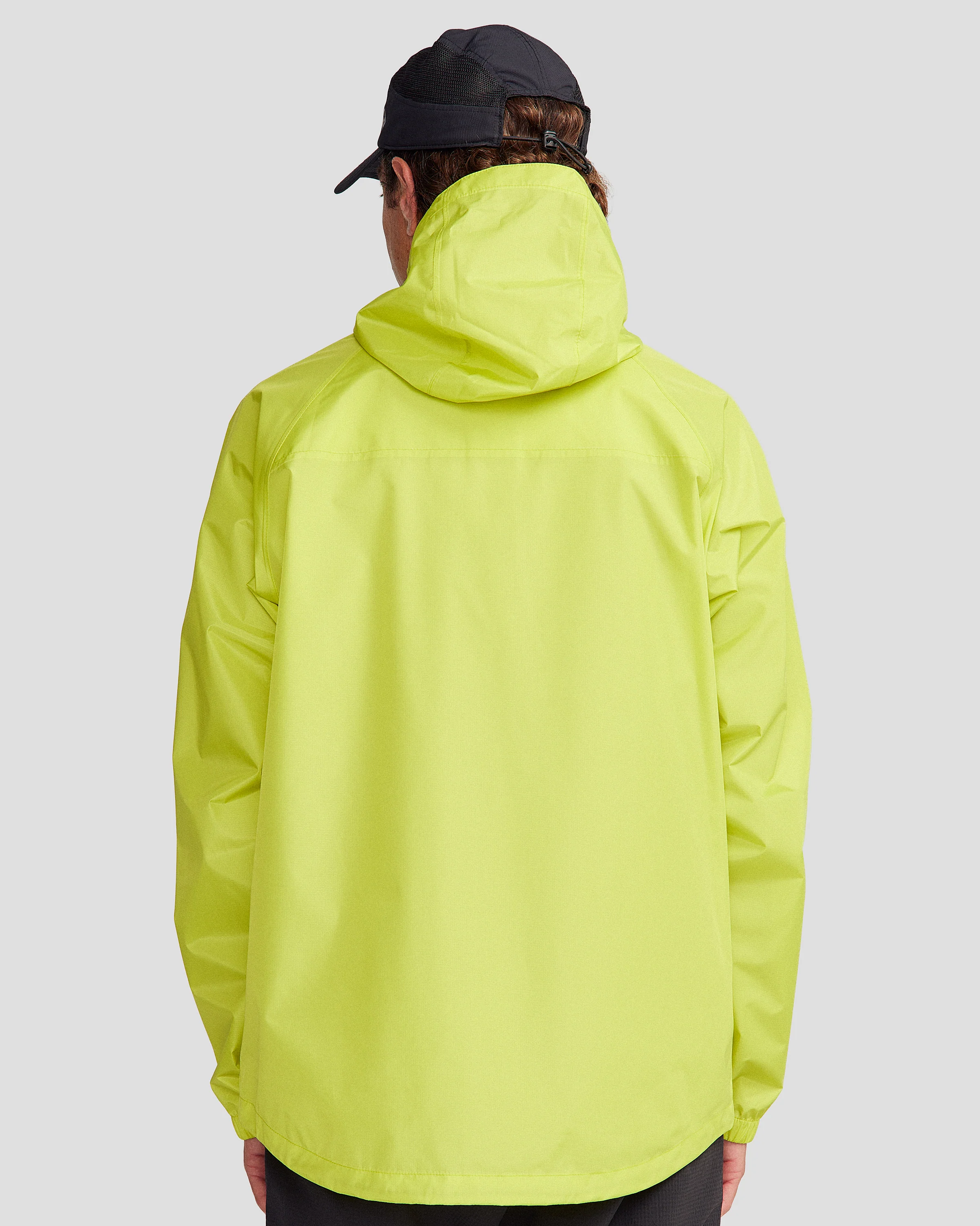 Pocket-it 2L Men's Rain Jacket v4 - Bright Moss - Image 4