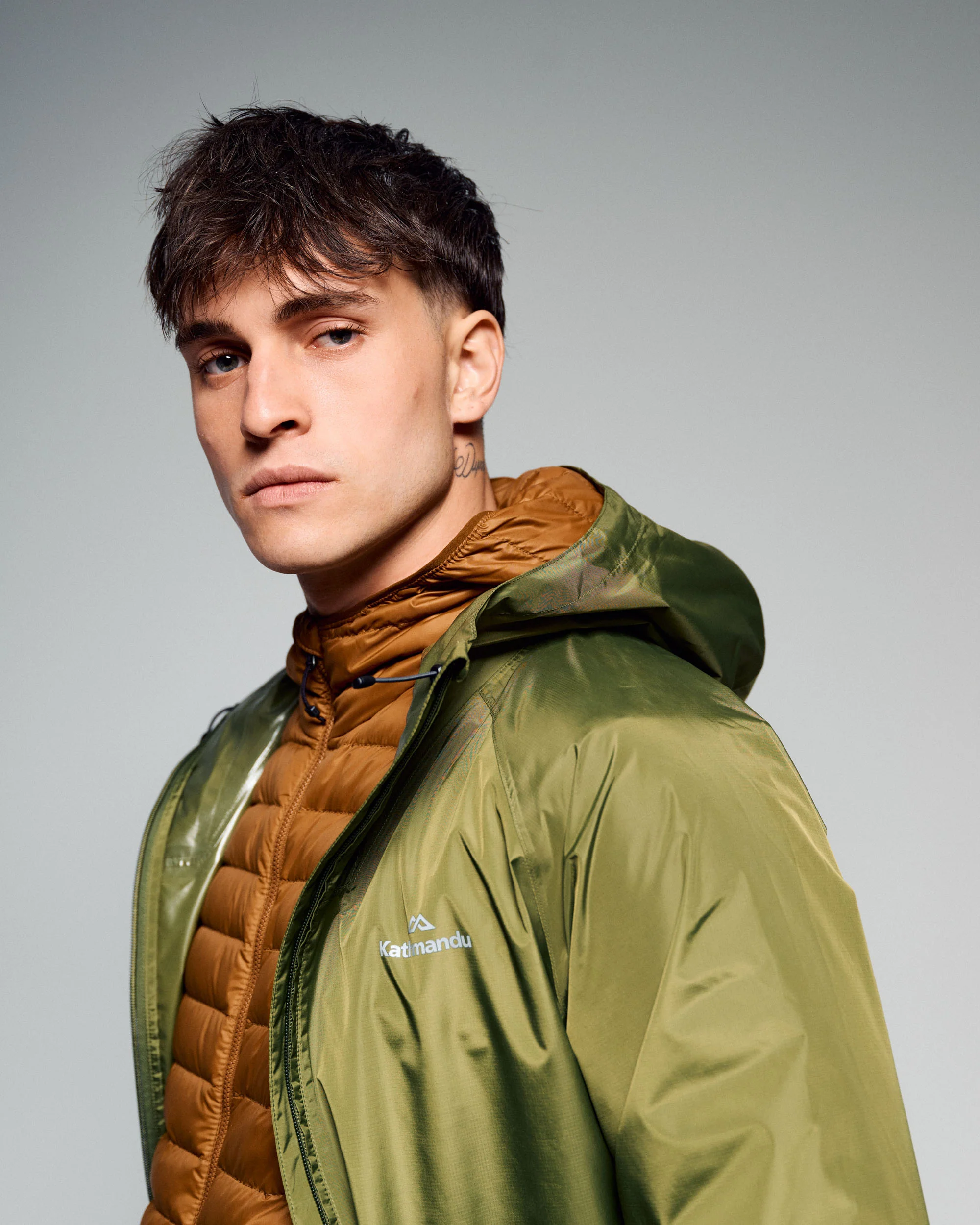 Men's Pocket-it 2L Rain Jacket v4 - Dark Fern - Image 5