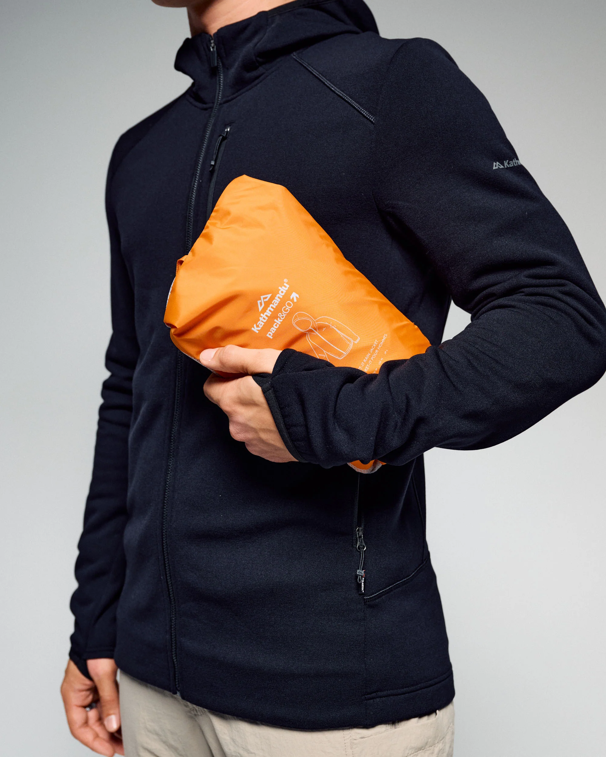 Men's Pocket-it 2L Rain Jacket v4 - Magma - Image 5