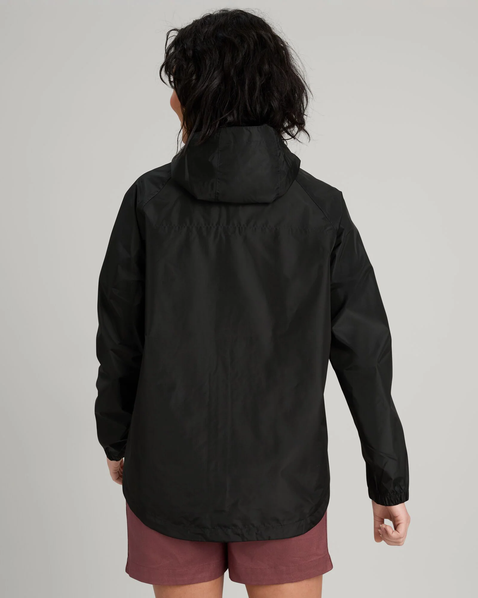 Women's Pocket-it 2-layer Rain Jacket - Black - Image 4