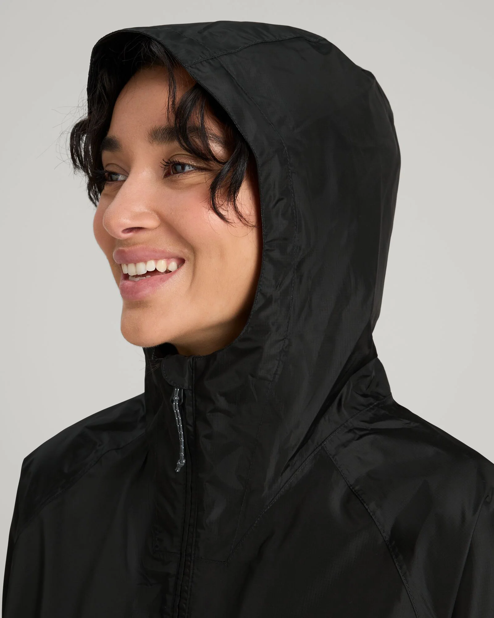 Women's Pocket-it 2-layer Rain Jacket - Black - Image 5
