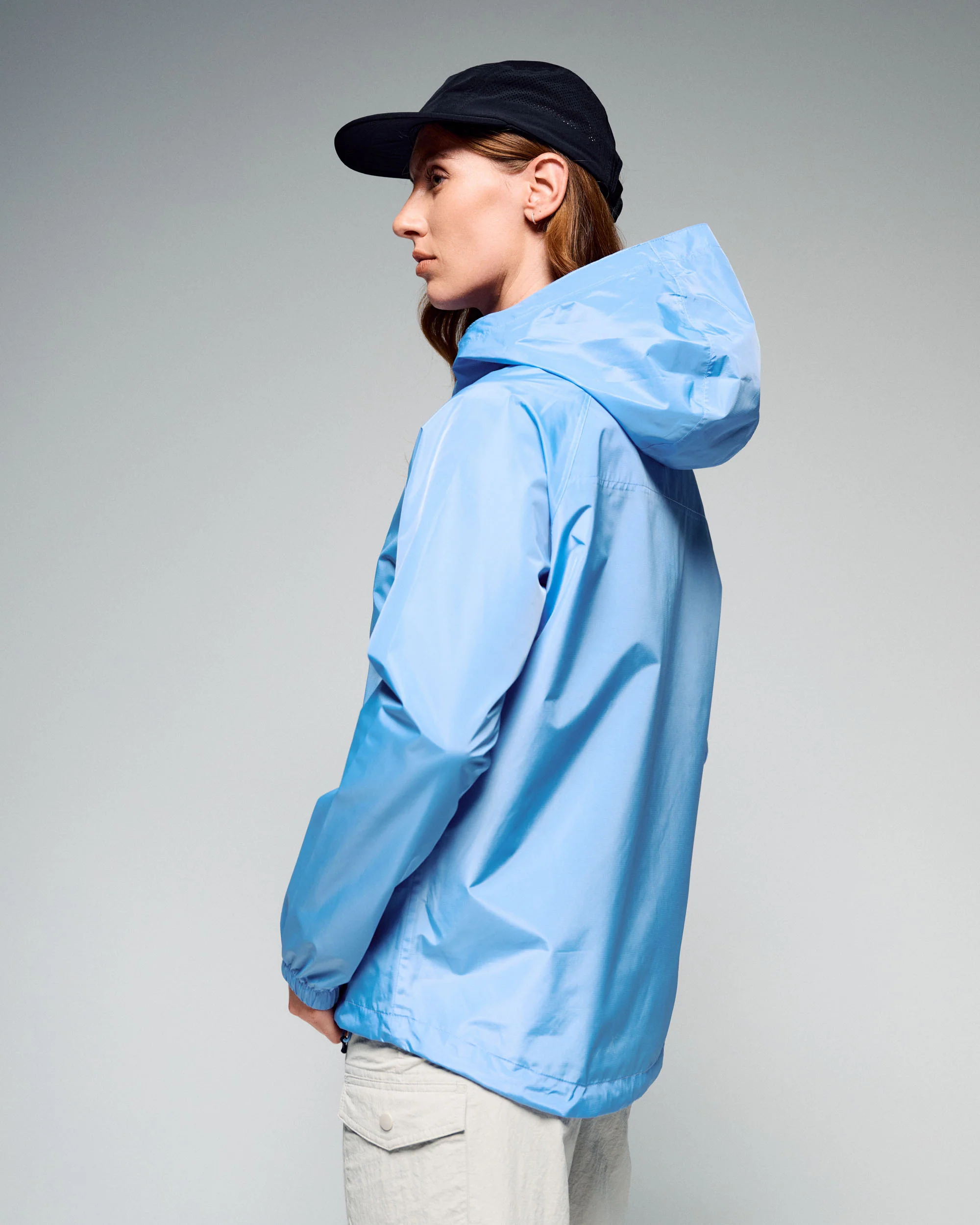 Women's Pocket-it 2L Rain Jacket v4 - Peri - Image 3