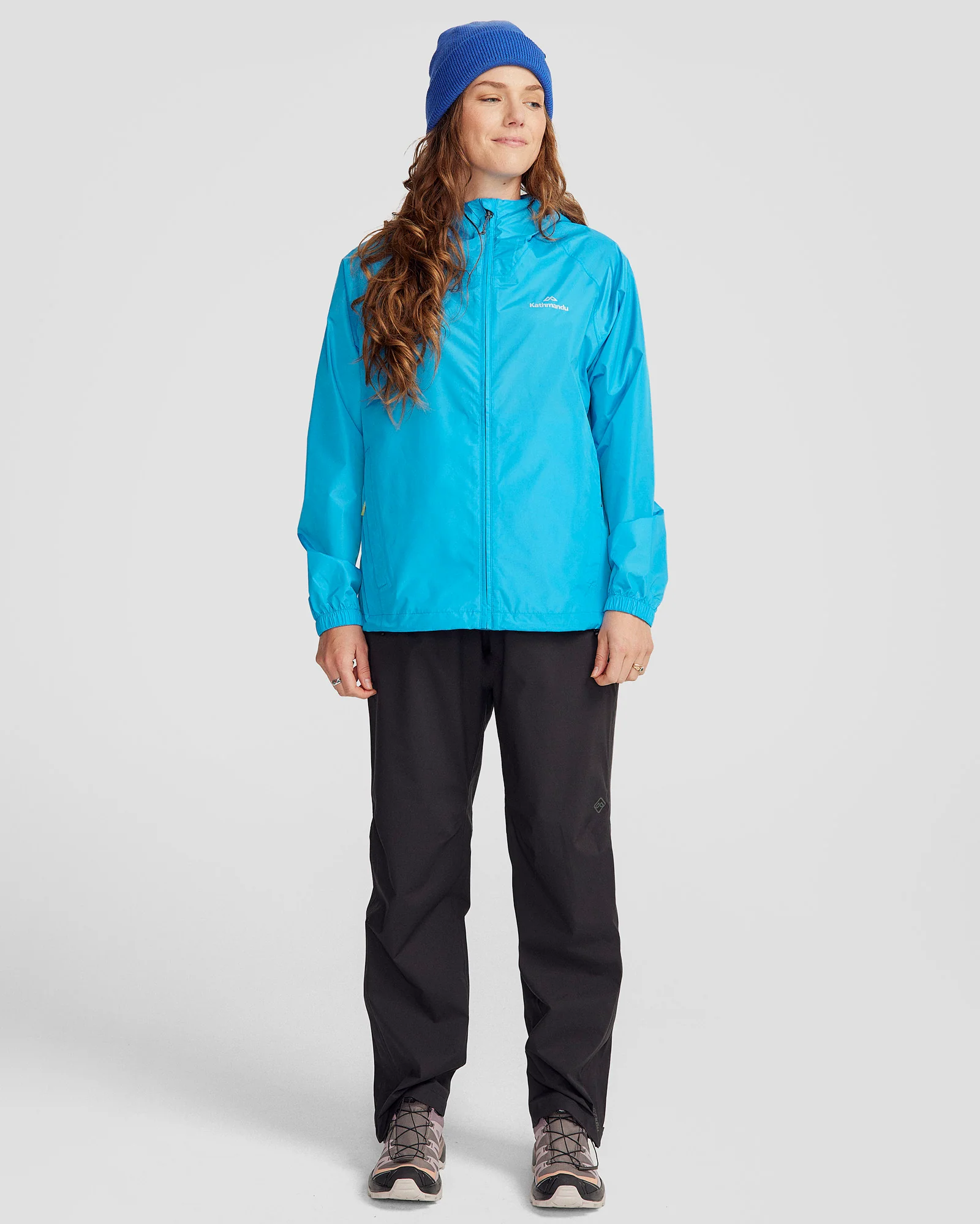 Women's Pocket-it 2-layer Rain Jacket - Sea Blue - Image 2