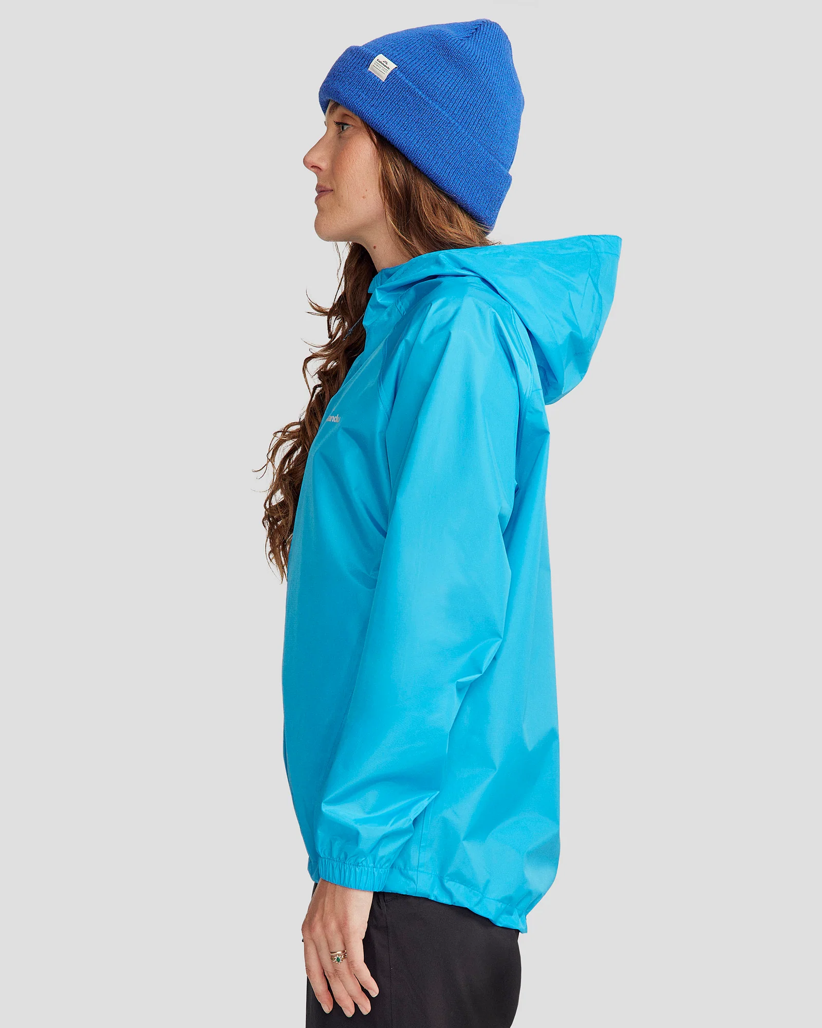 Women's Pocket-it 2-layer Rain Jacket - Sea Blue - Image 3