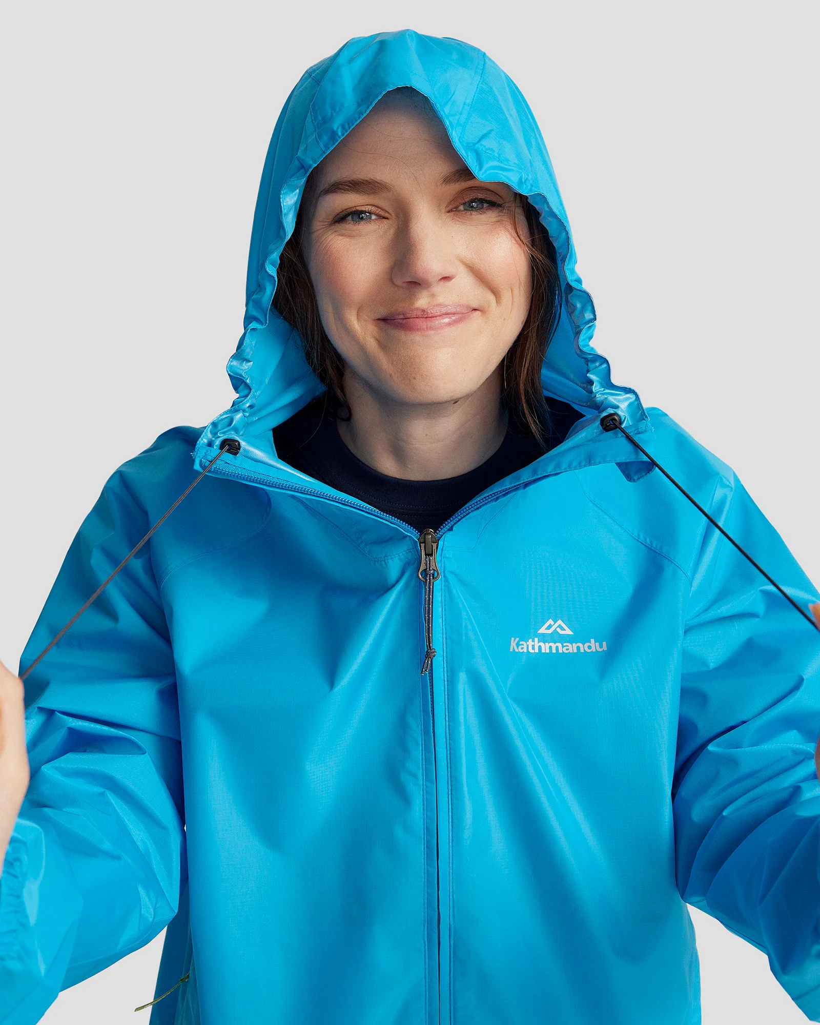 Women's Pocket-it 2-layer Rain Jacket - Sea Blue - Image 5