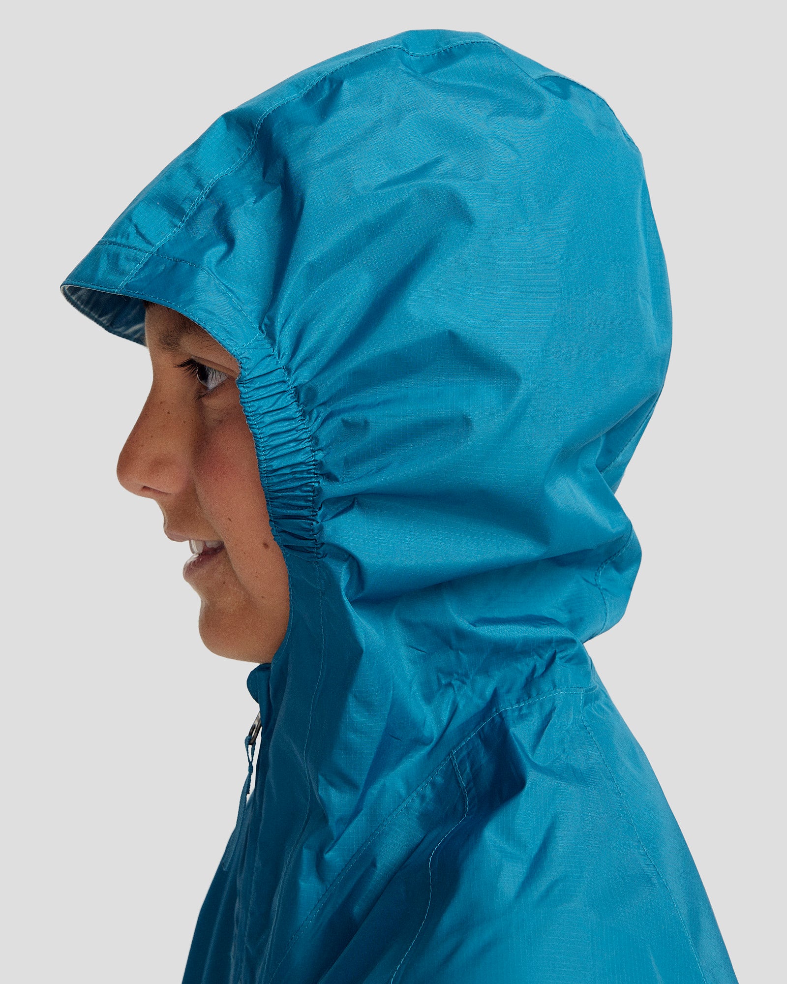 Youth Pocket-it 2-layer Rain Jacket - Dark Eddy - Image 5