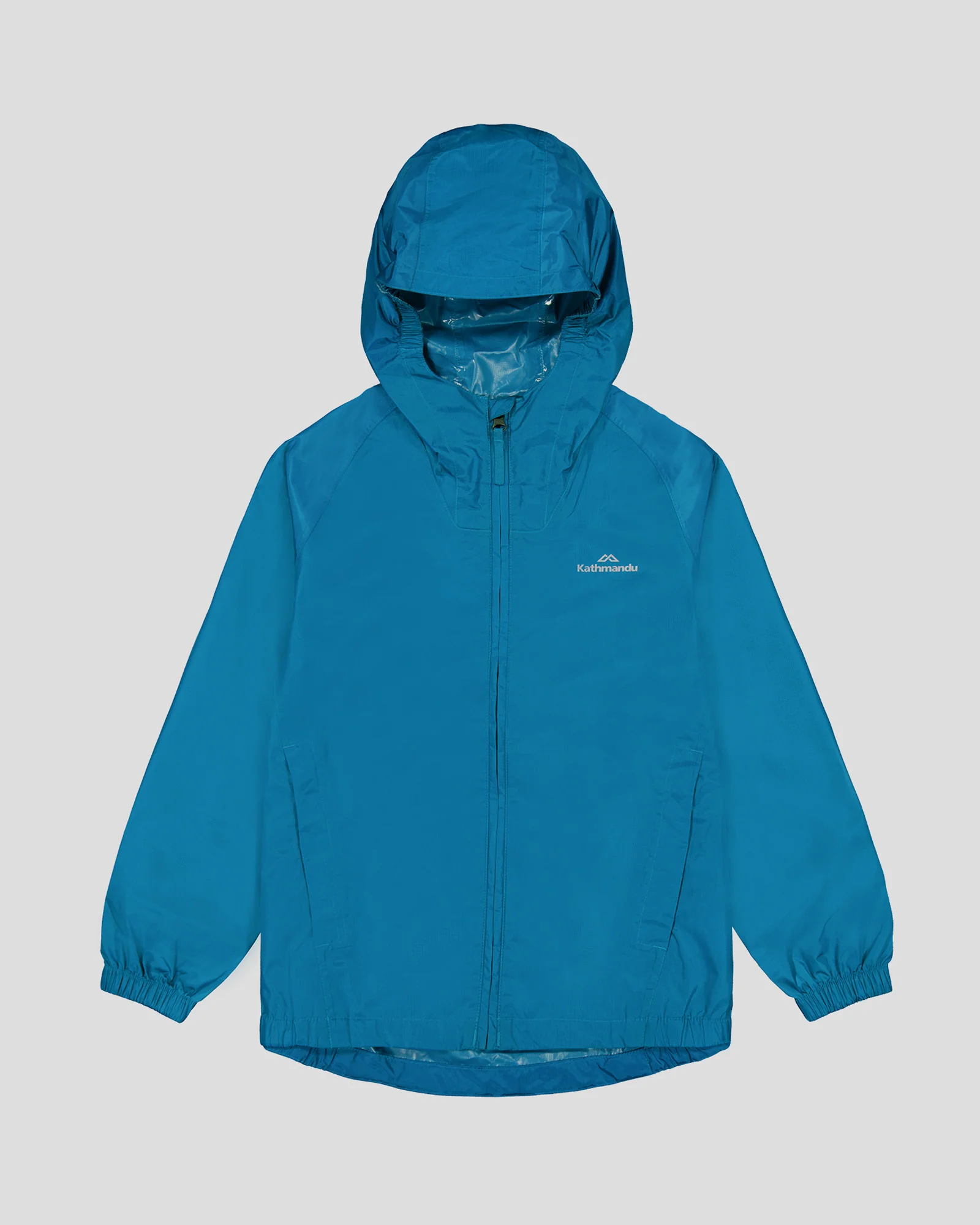 Youth Pocket-it 2-layer Rain Jacket - Dark Eddy - Image 7