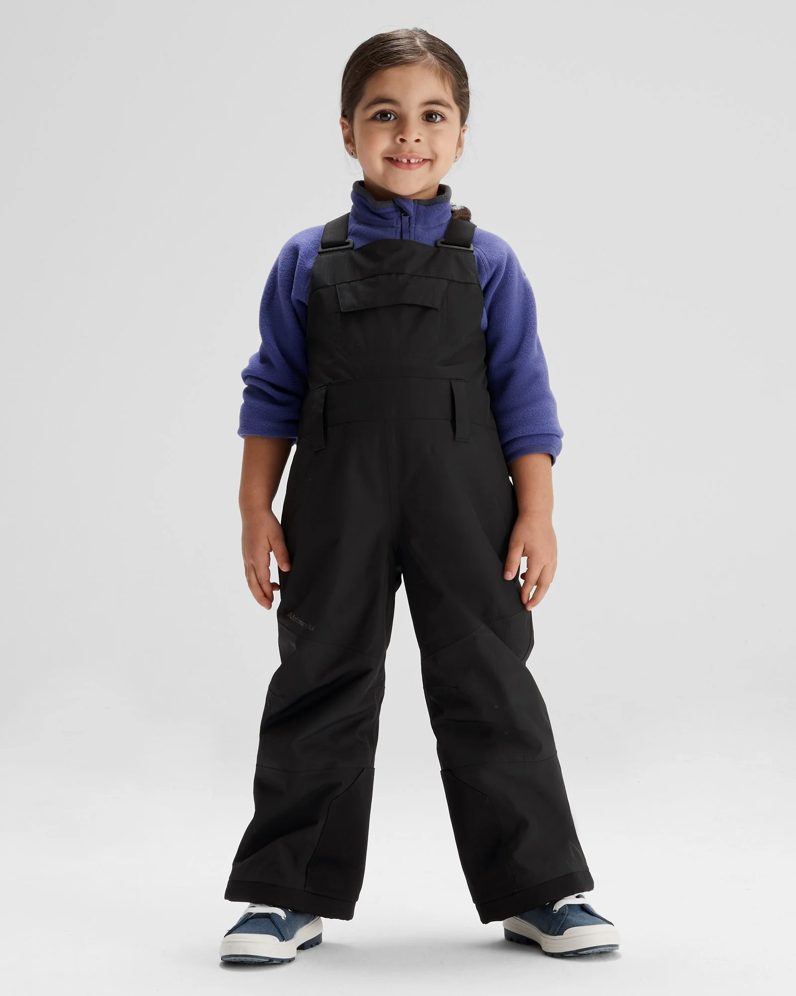 Kids' PWDR-Days 2L Insulated Snow Bib - Black Stingray - Image 10