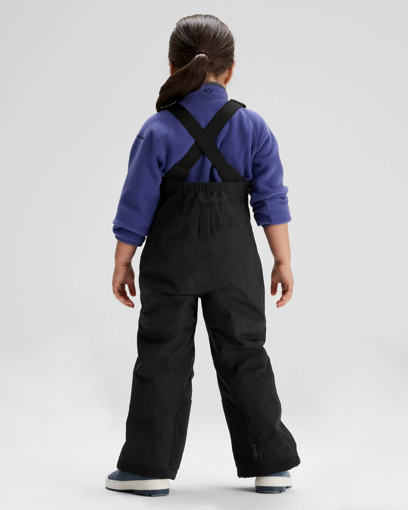 Kids' PWDR-Days 2L Insulated Snow Bib - Black Stingray - Image 3
