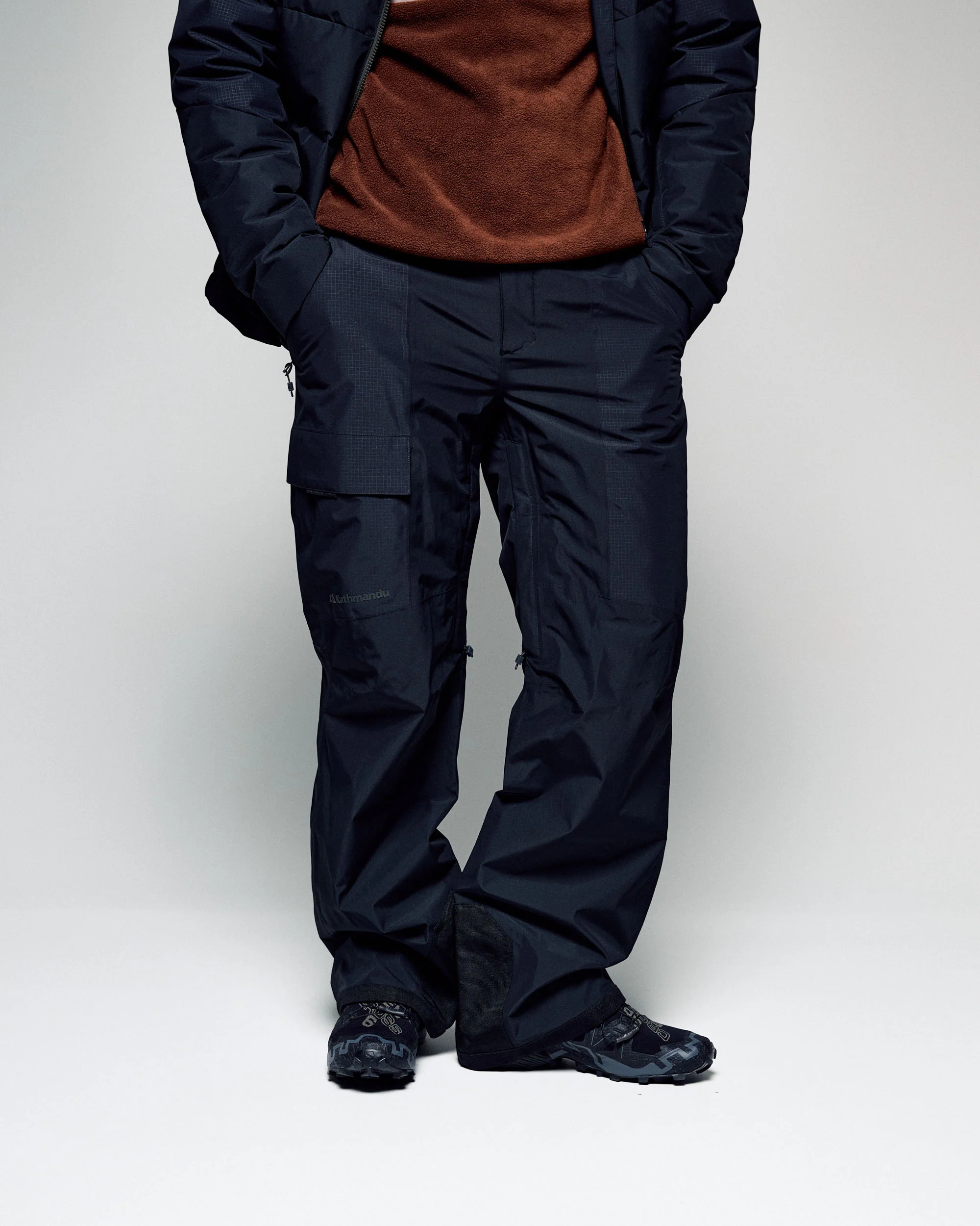 Men's PWDR-Days 2L Insulated Snow Pants - Black Stingray - Image 3