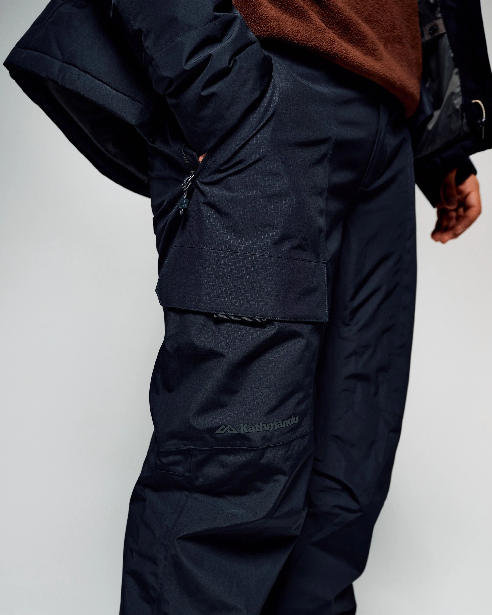 Men's PWDR-Days 2L Insulated Snow Pants - Black Stingray - Image 6