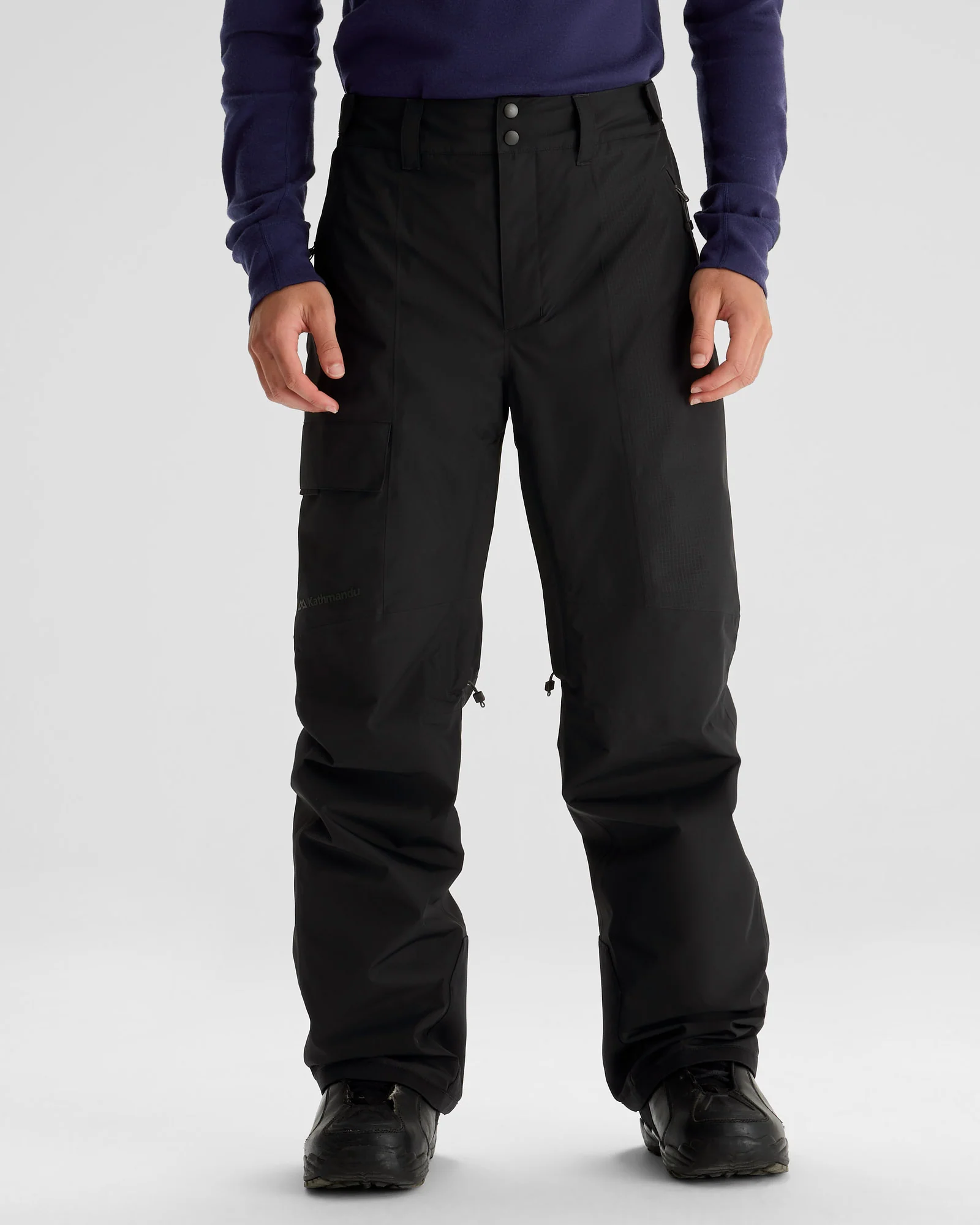Men's PWDR-Days 2L Insulated Snow Pants - Black Stingray - Image 9