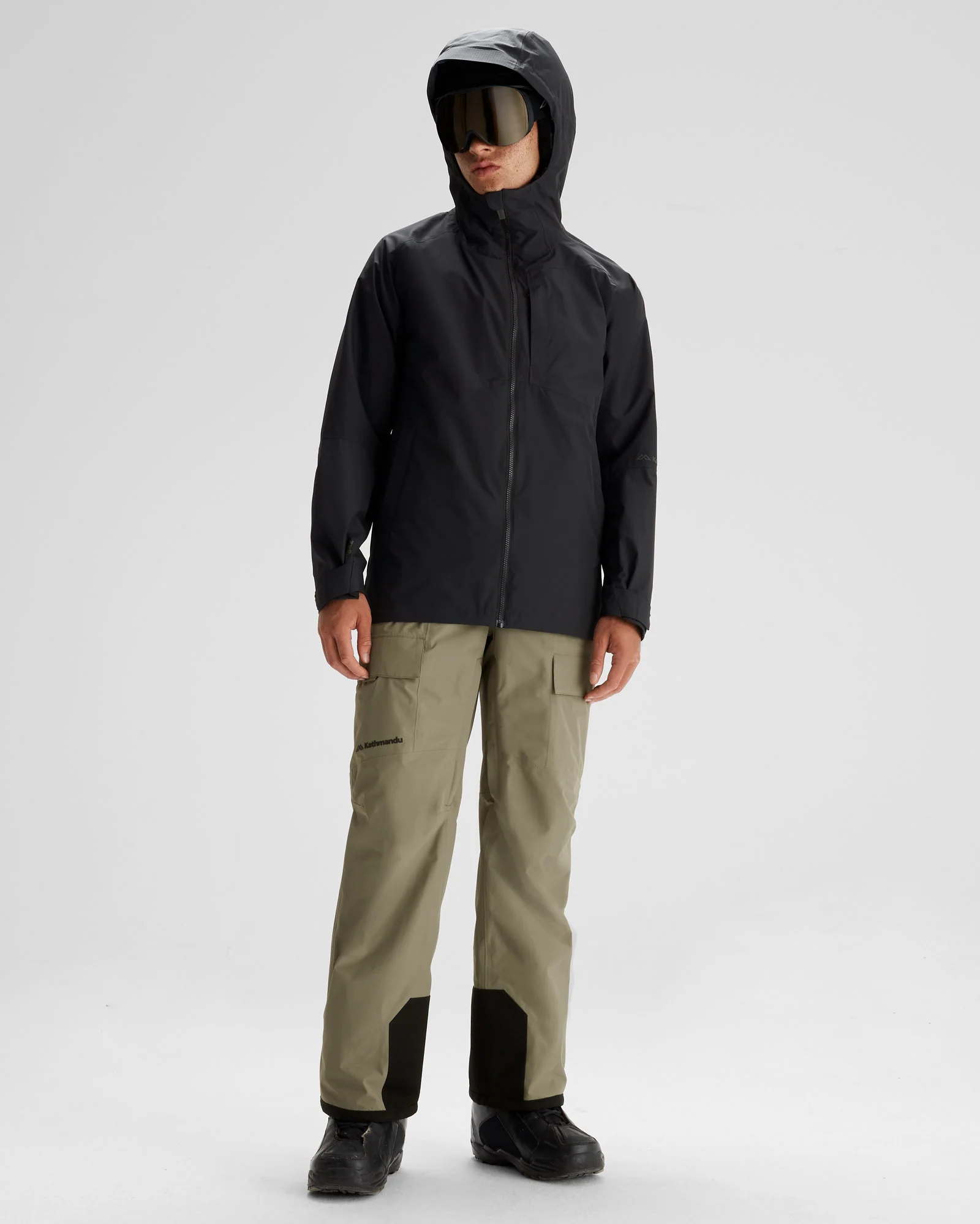 Men's PWDR-Days 2L Shell Snow Jacket - Black Stingray - Image 2