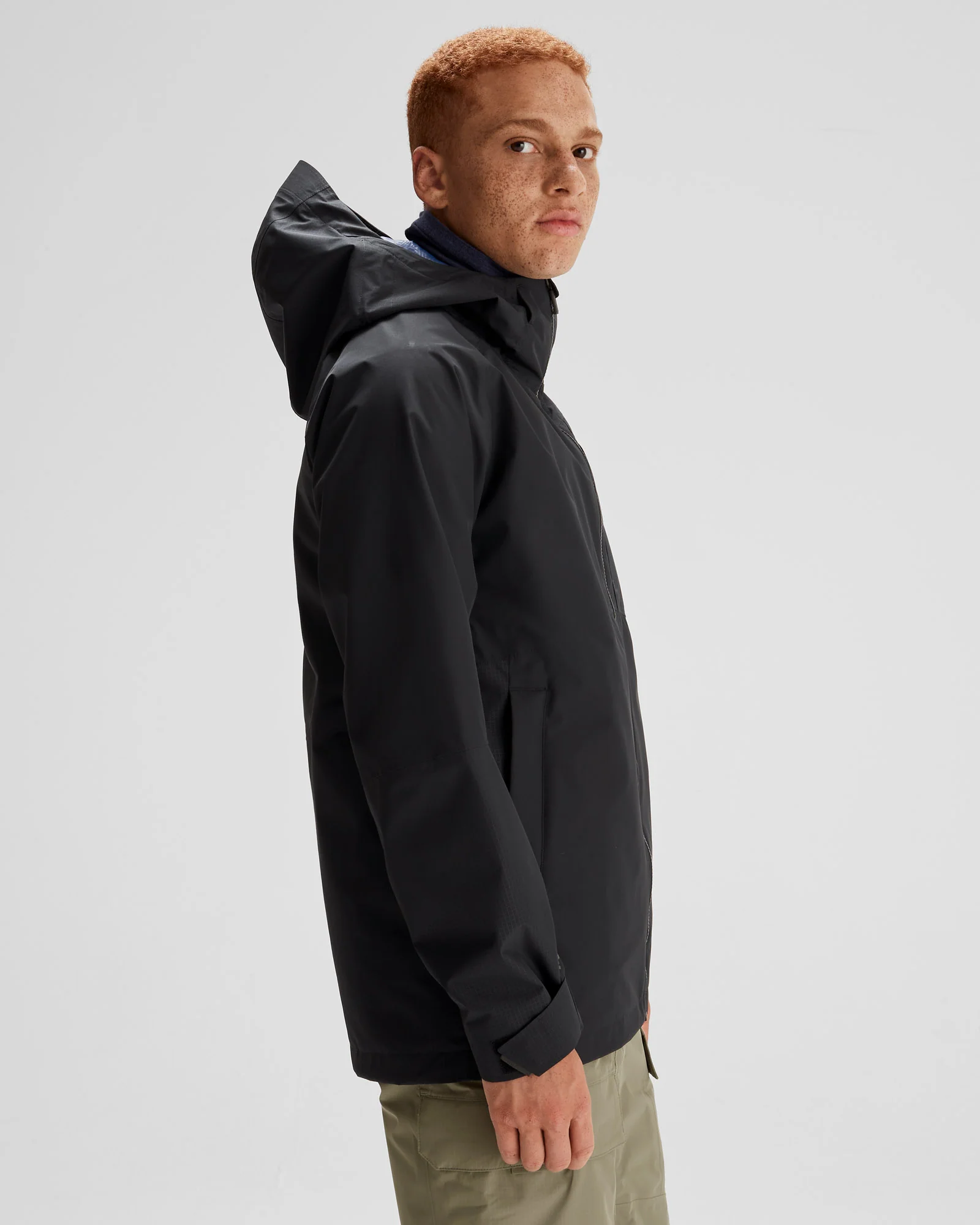 Men's PWDR-Days 2L Shell Snow Jacket - Black Stingray - Image 3