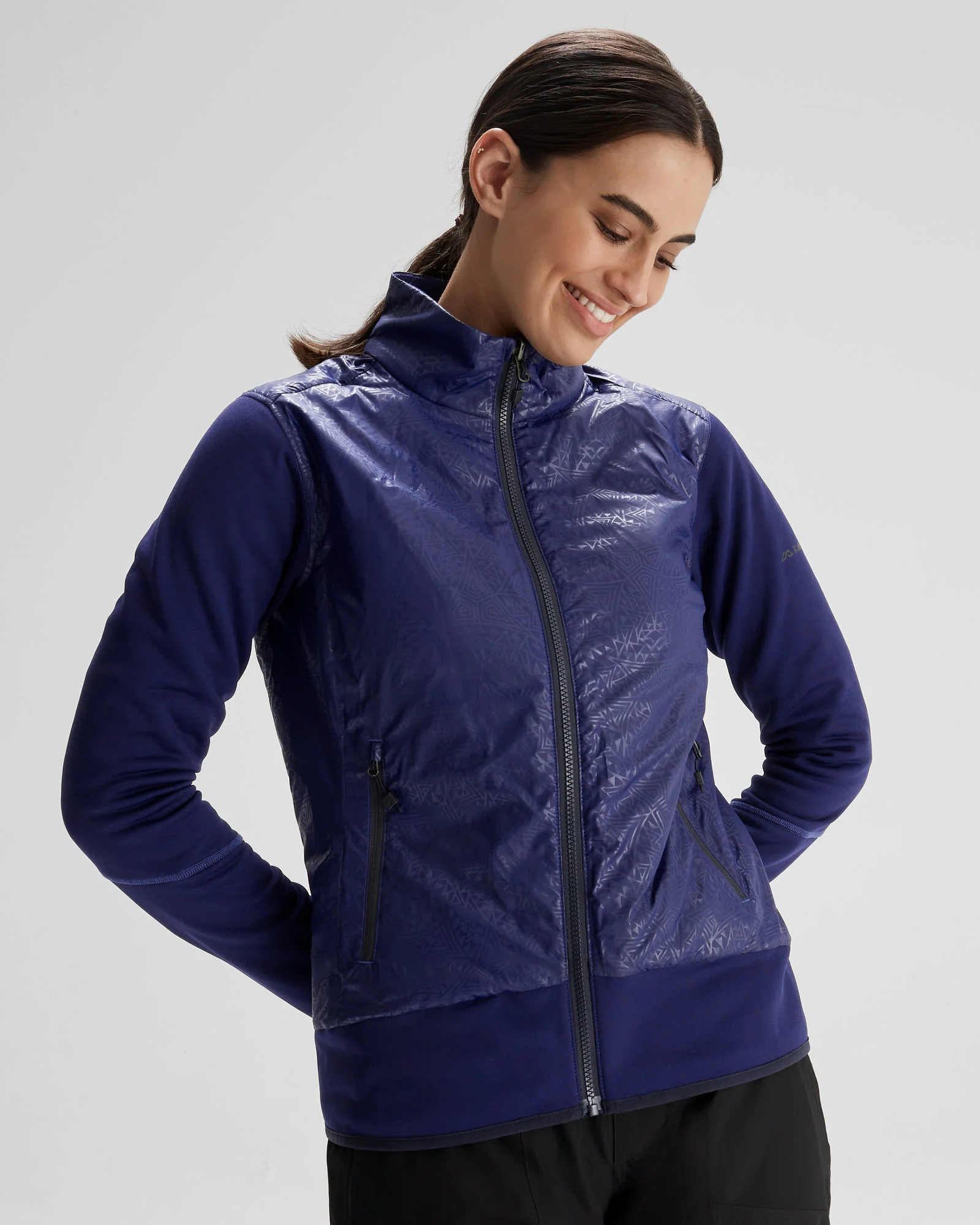 Women's PWDR-Days 2L 3-in-1 Snow Jacket  - Black Stingray/Dark Horizon - Image 11