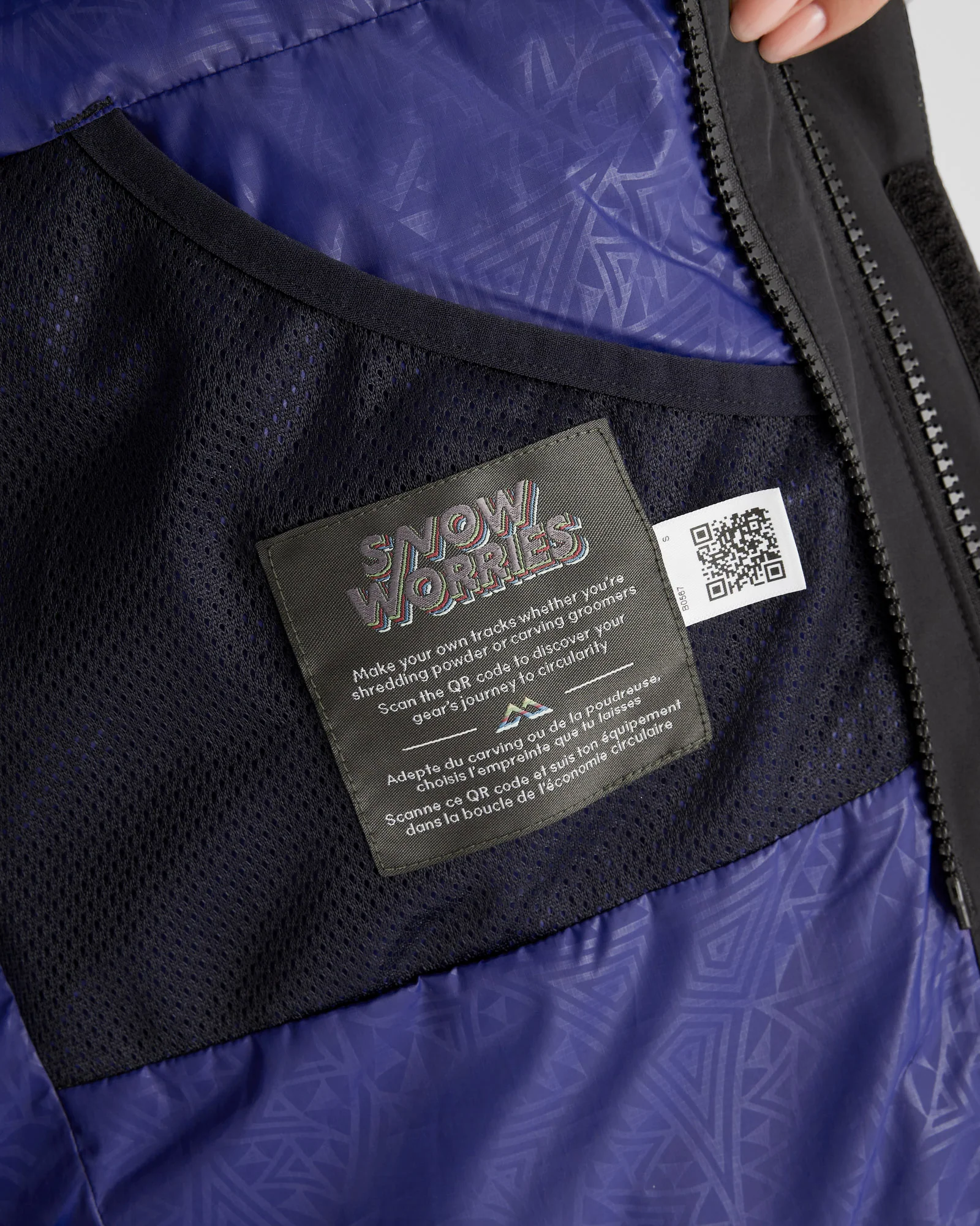 Women's PWDR-Days 2L 3-in-1 Snow Jacket  - Black Stingray/Dark Horizon - Image 13