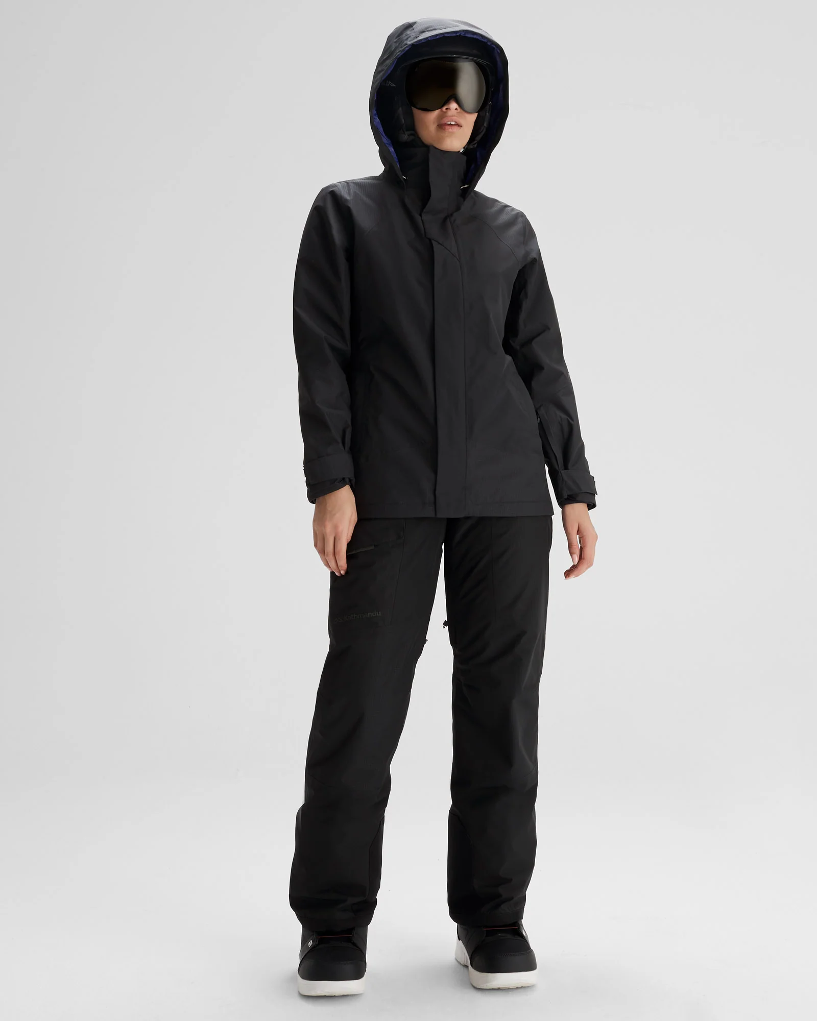 Women's PWDR-Days 2L 3-in-1 Snow Jacket  - Black Stingray/Dark Horizon - Image 2