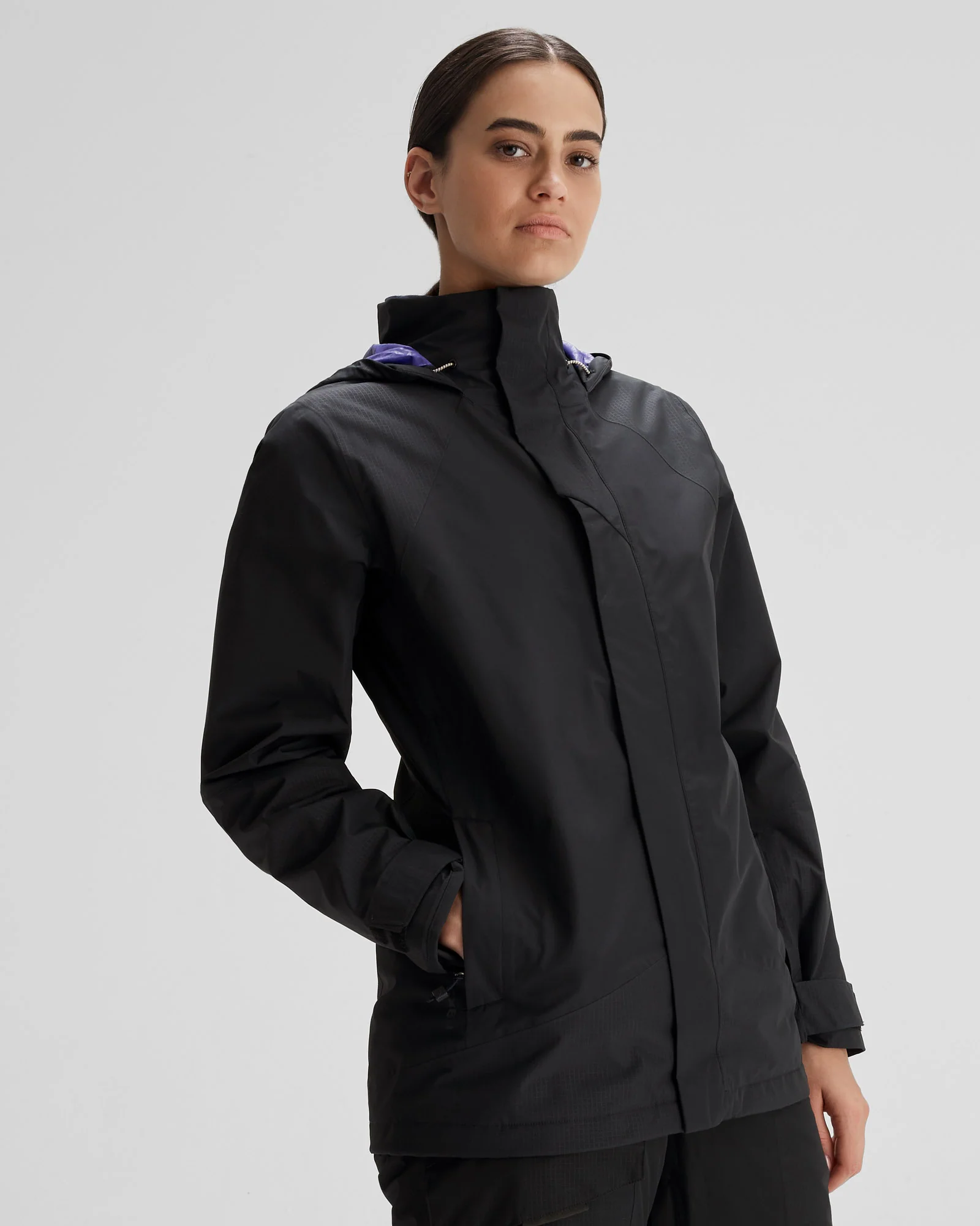 Women's PWDR-Days 2L 3-in-1 Snow Jacket  - Black Stingray/Dark Horizon - Image 3