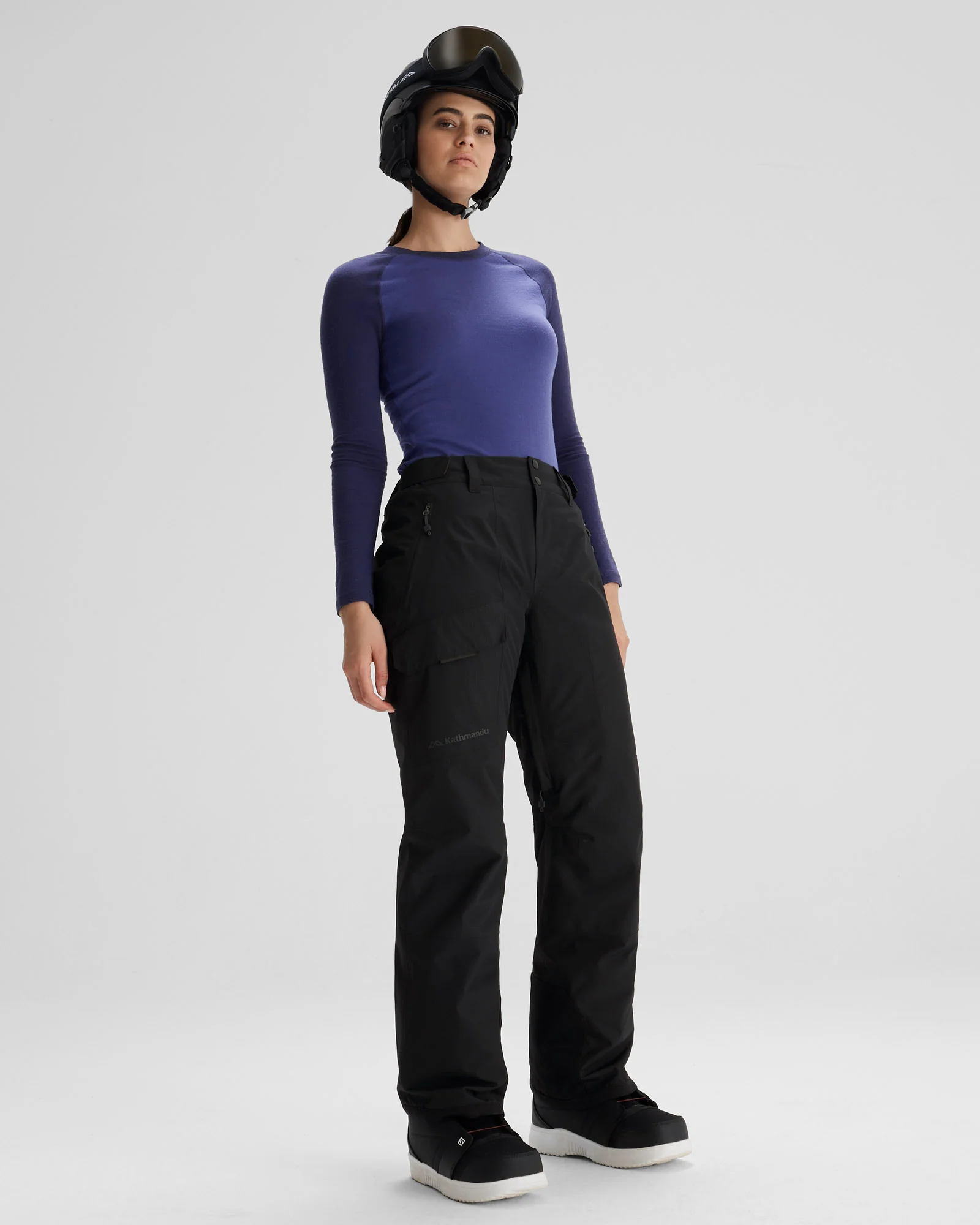 Women's PWDR-Days 2L Insulated Snow Pants - Black Stingray - Image 10