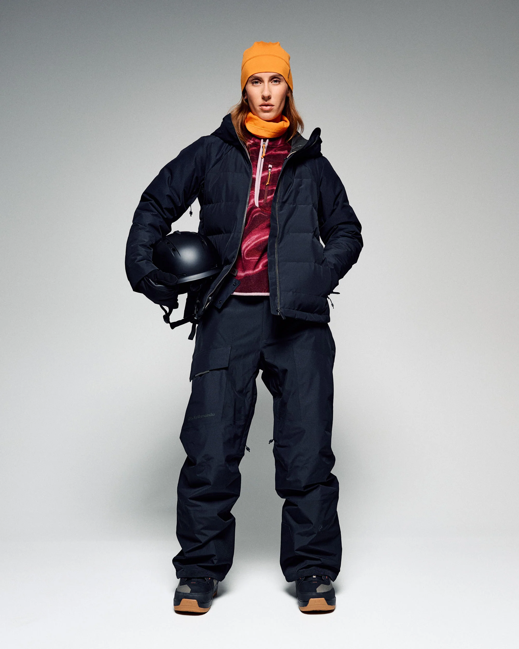 Women's PWDR-Days 2L Insulated Snow Pants - Black Stingray - Image 4