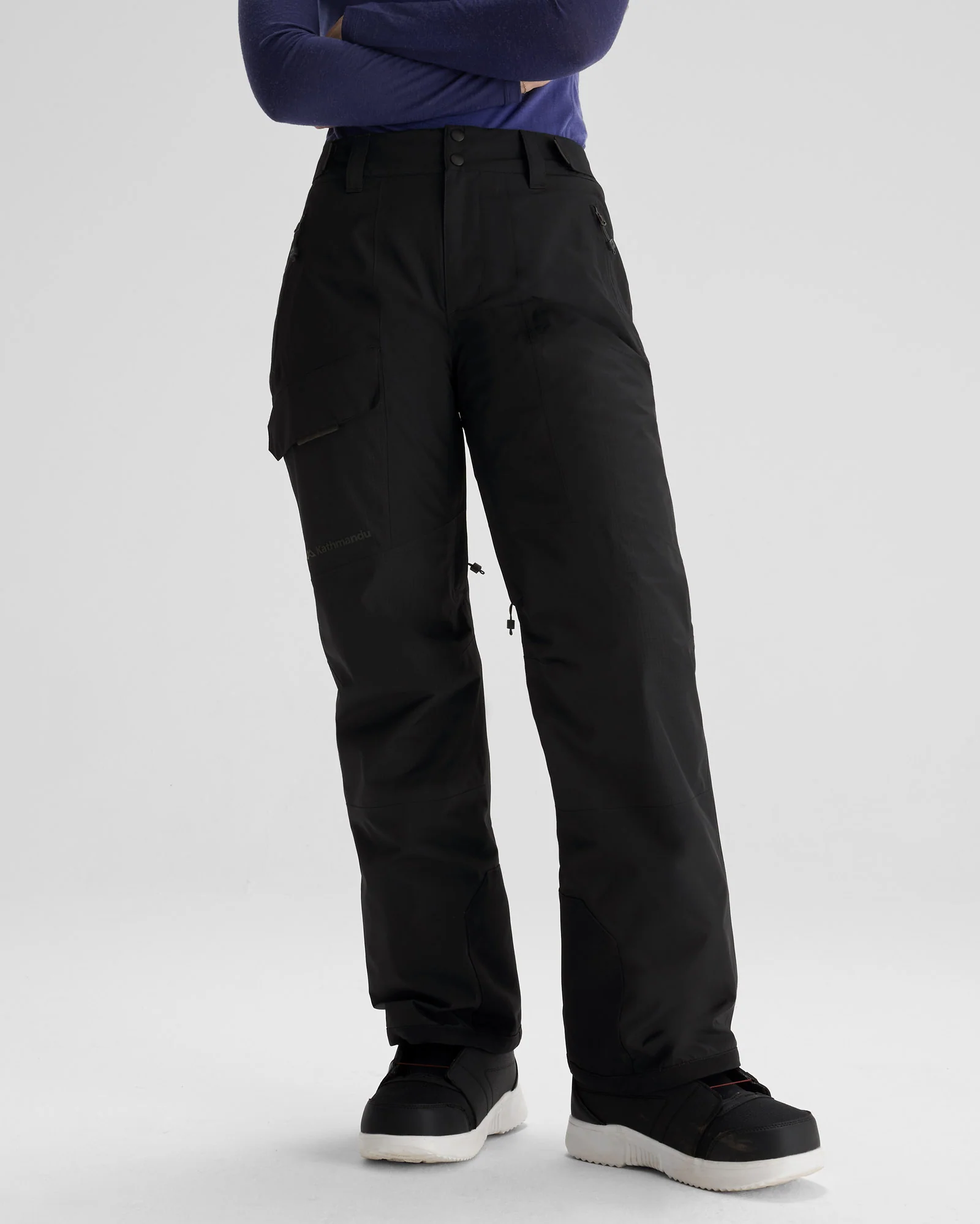 Women's PWDR-Days 2L Insulated Snow Pants - Black Stingray - Image 9