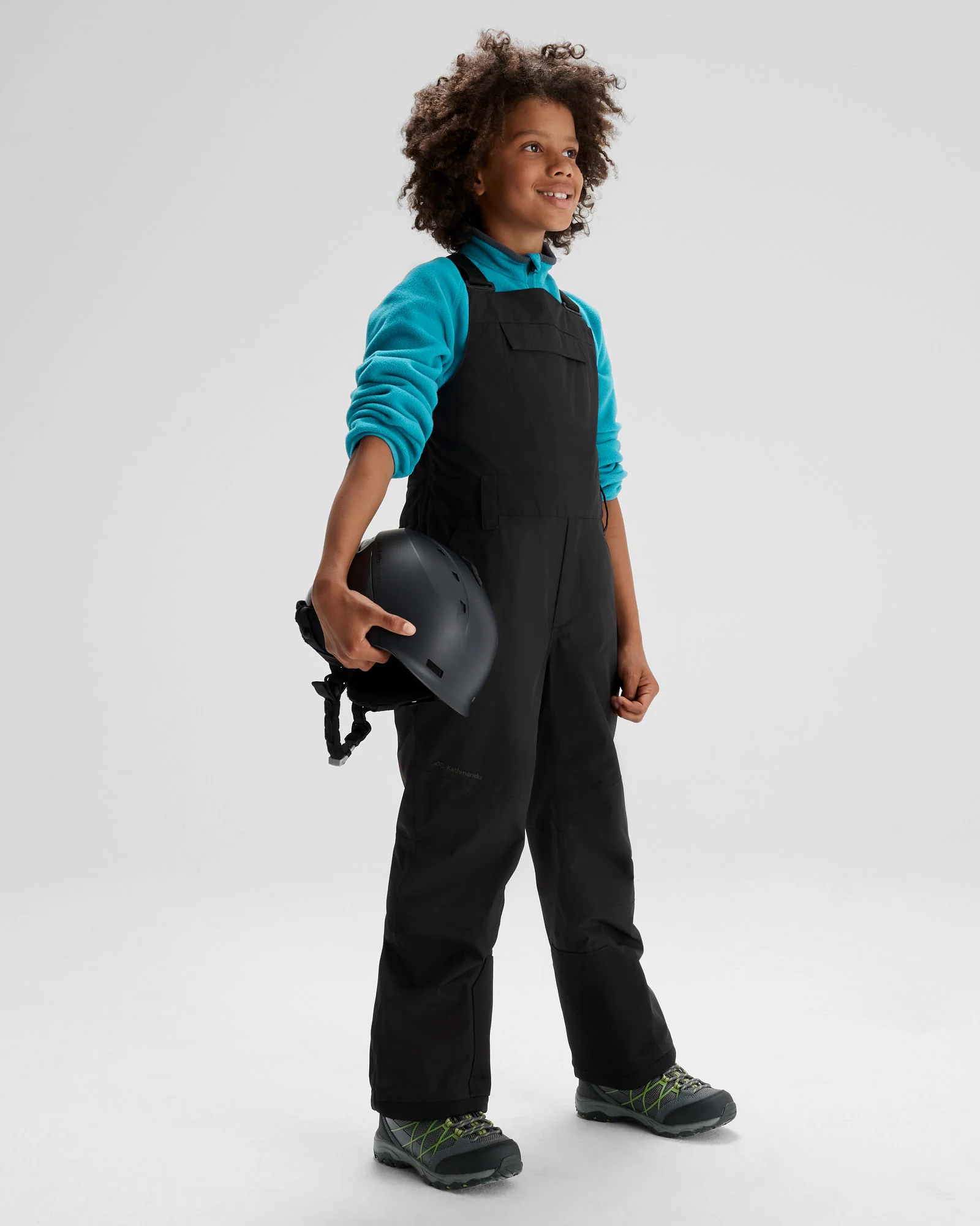 Youth PWDR-Days 2L Insulated Snow Bib - Black Stingray - Image 9