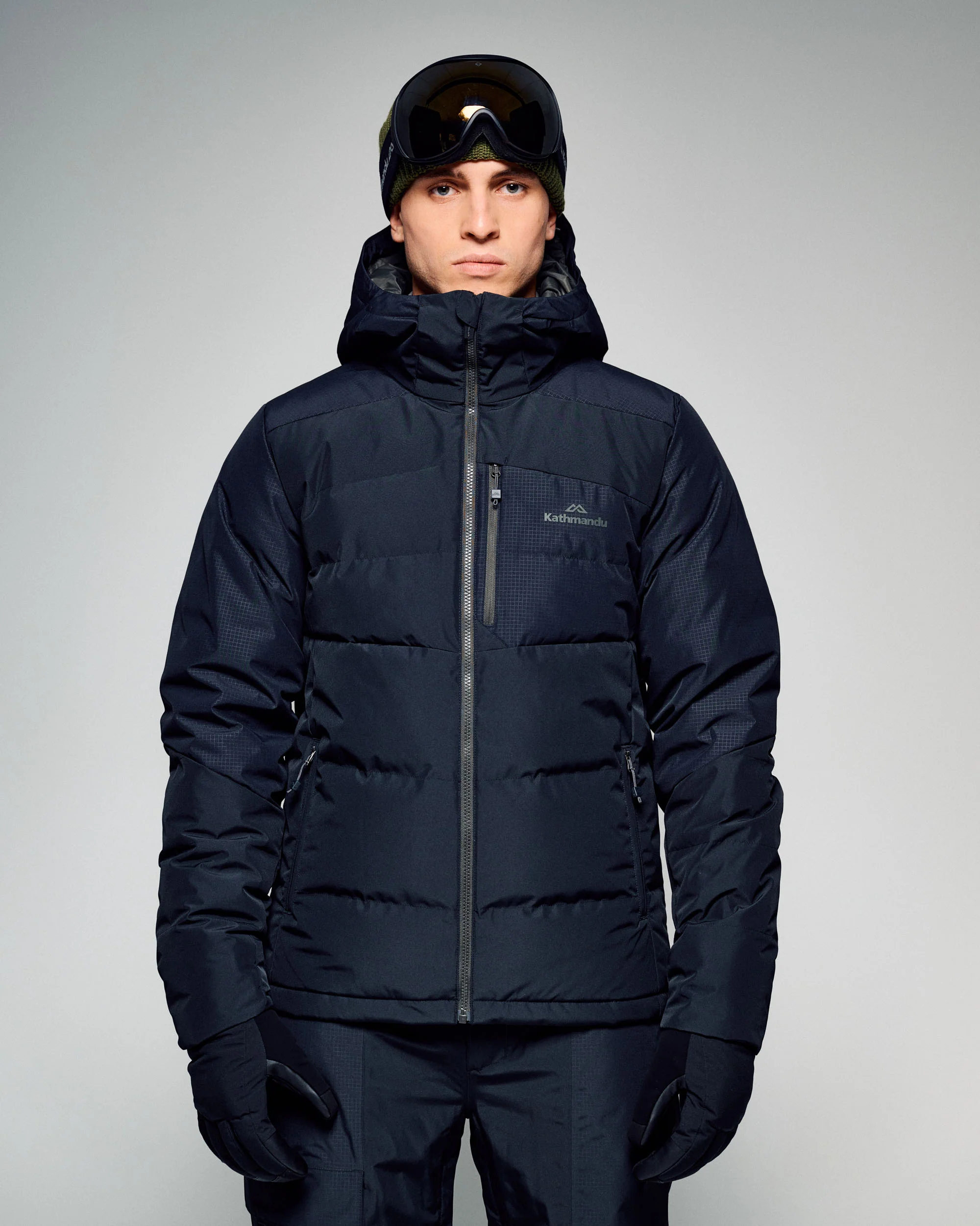 Men's PWDR-Days Down Snow Jacket - Black Stingray - Image 15
