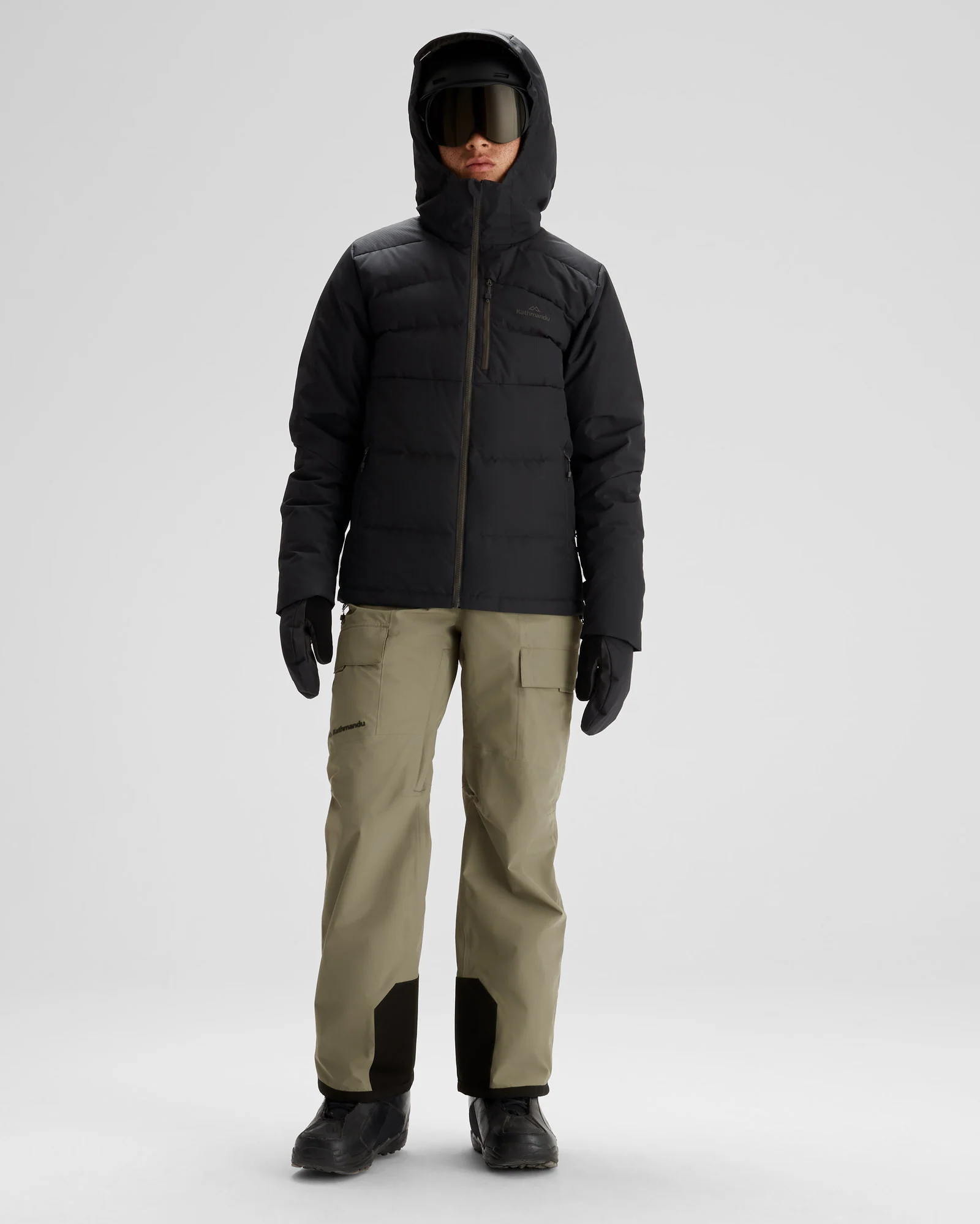 Men's PWDR-Days Down Snow Jacket - Black Stingray - Image 2