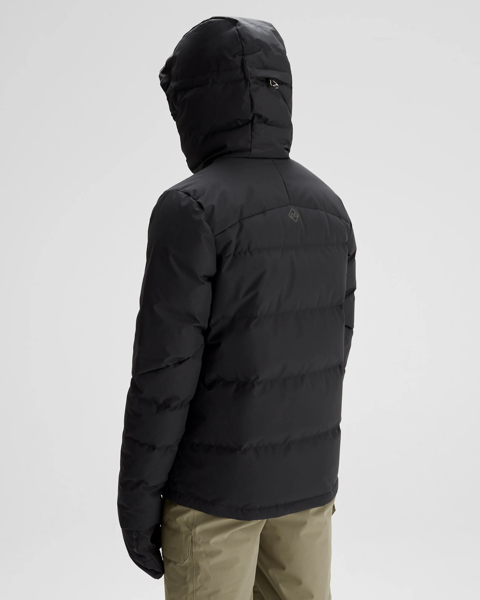 Men's PWDR-Days Down Snow Jacket - Black Stingray - Image 4