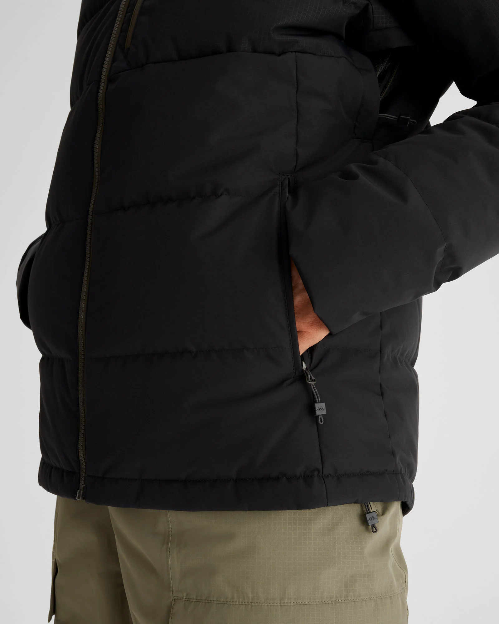 Men's PWDR-Days Down Snow Jacket - Black Stingray - Image 7