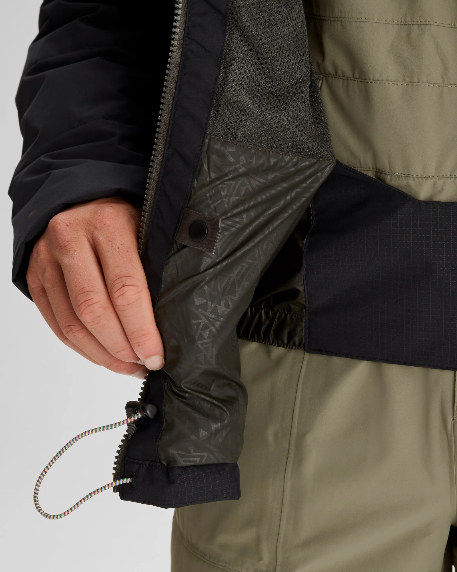 Men's PWDR-Days Down Snow Jacket - Black Stingray - Image 8