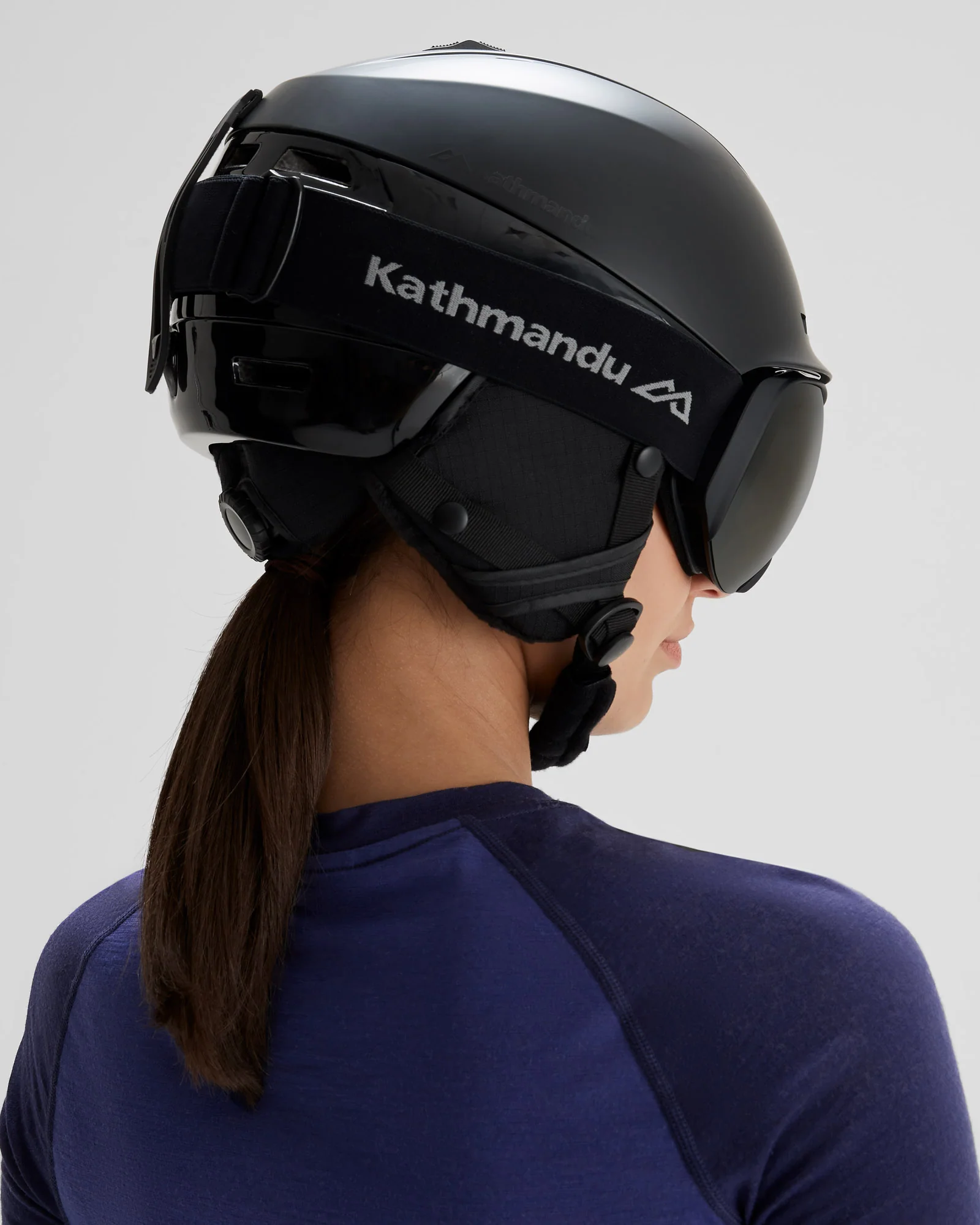 PWDR-Days Snow Helmet - Adults - Black Stingray - Image 5