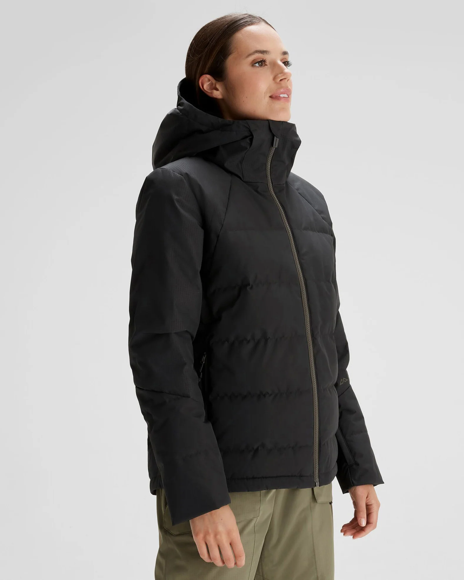 Women's PWDR-Days Down Snow Jacket - Black Stingray - Image 3