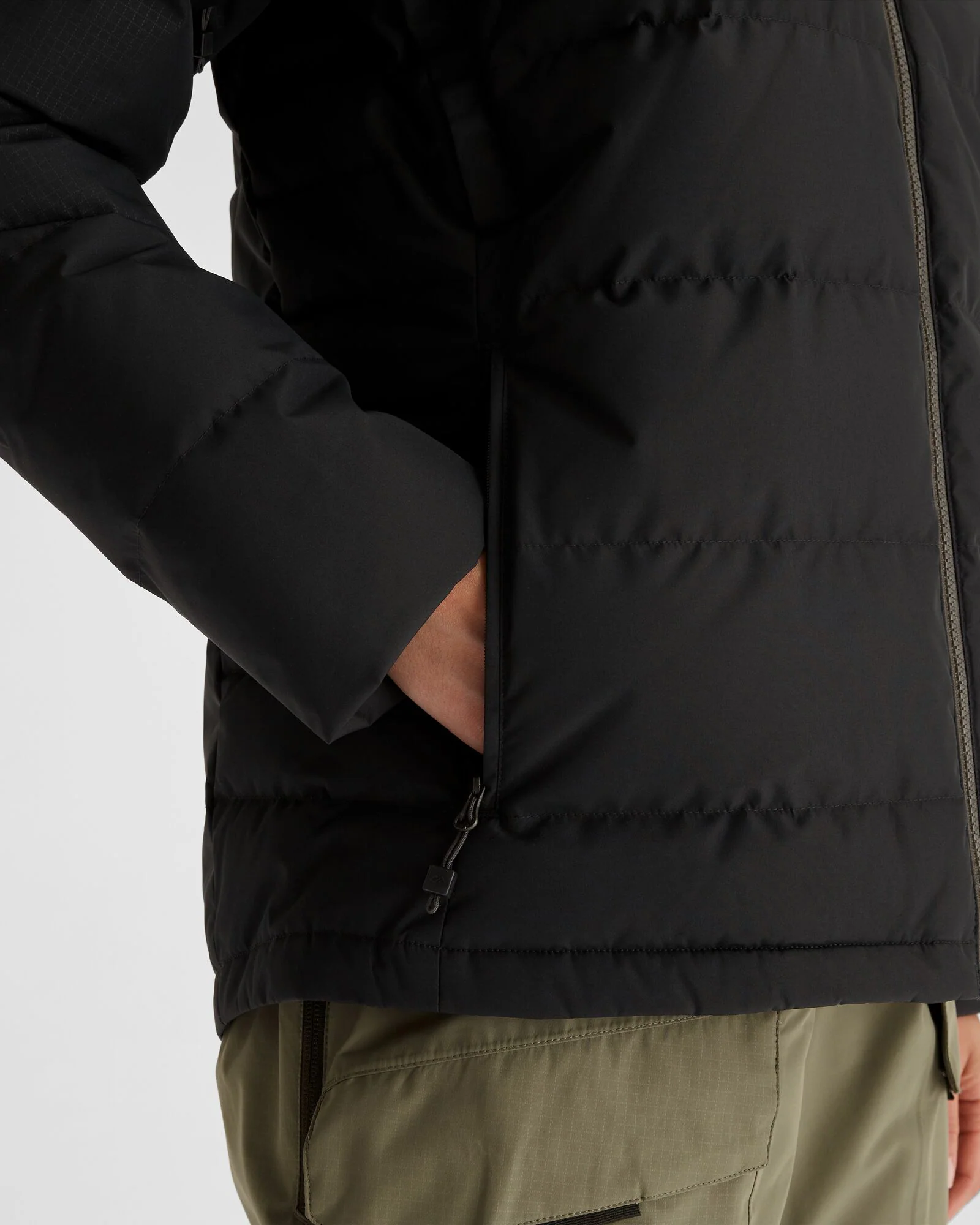 Women's PWDR-Days Down Snow Jacket - Black Stingray - Image 7