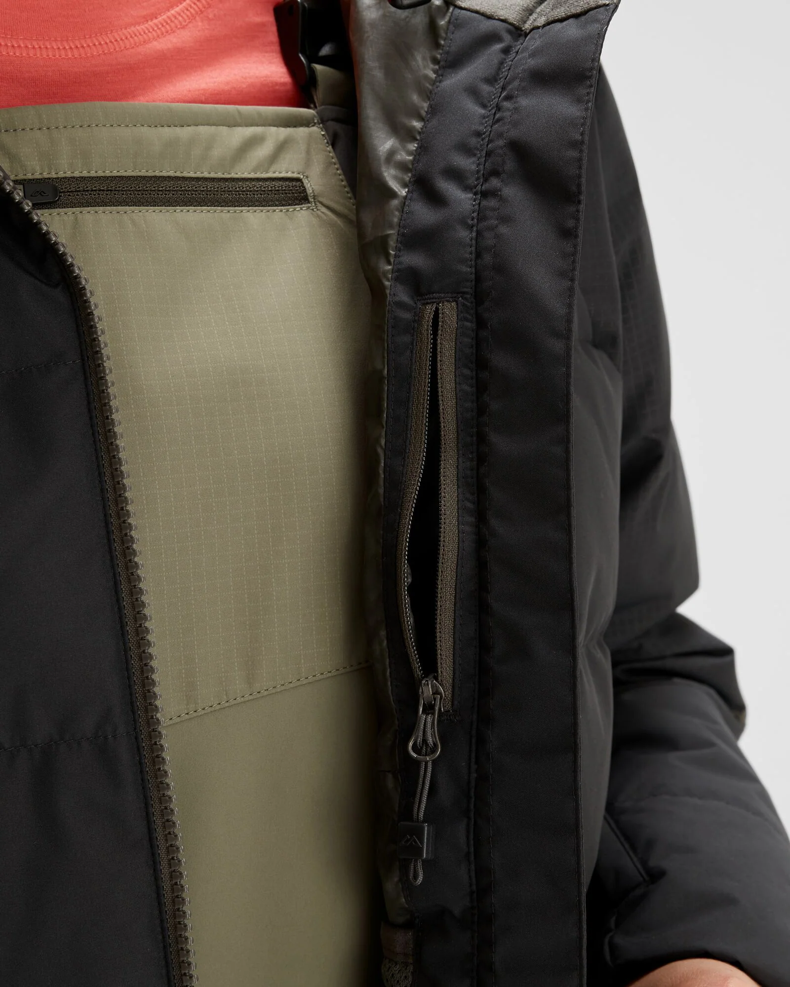 Women's PWDR-Days Down Snow Jacket - Black Stingray - Image 9