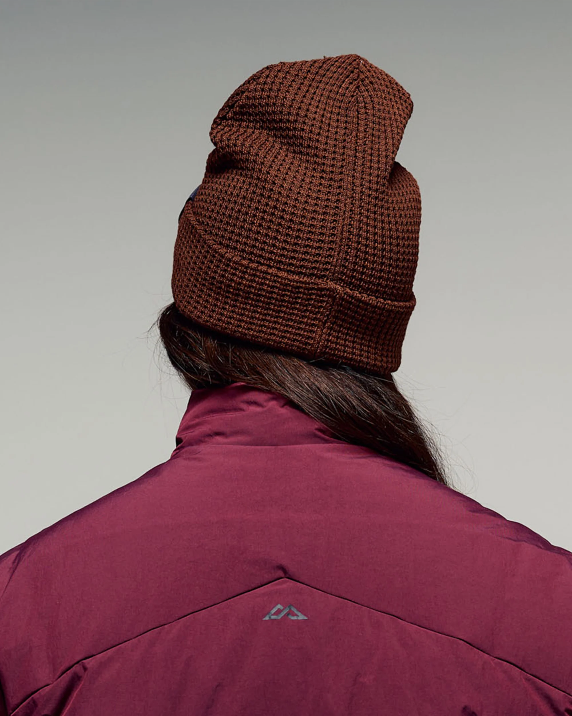 Removable Pom Pom Beanie - Cocoa - Image 5