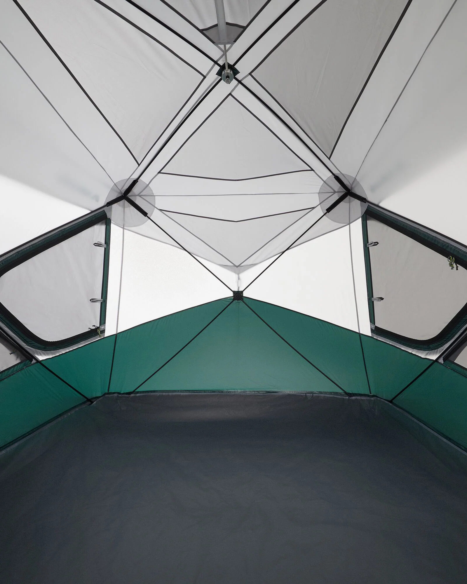 Retreat Quick Pitch 2-3 Person Cabin Tent - Silver Grey/Dark Spruce - Image 5